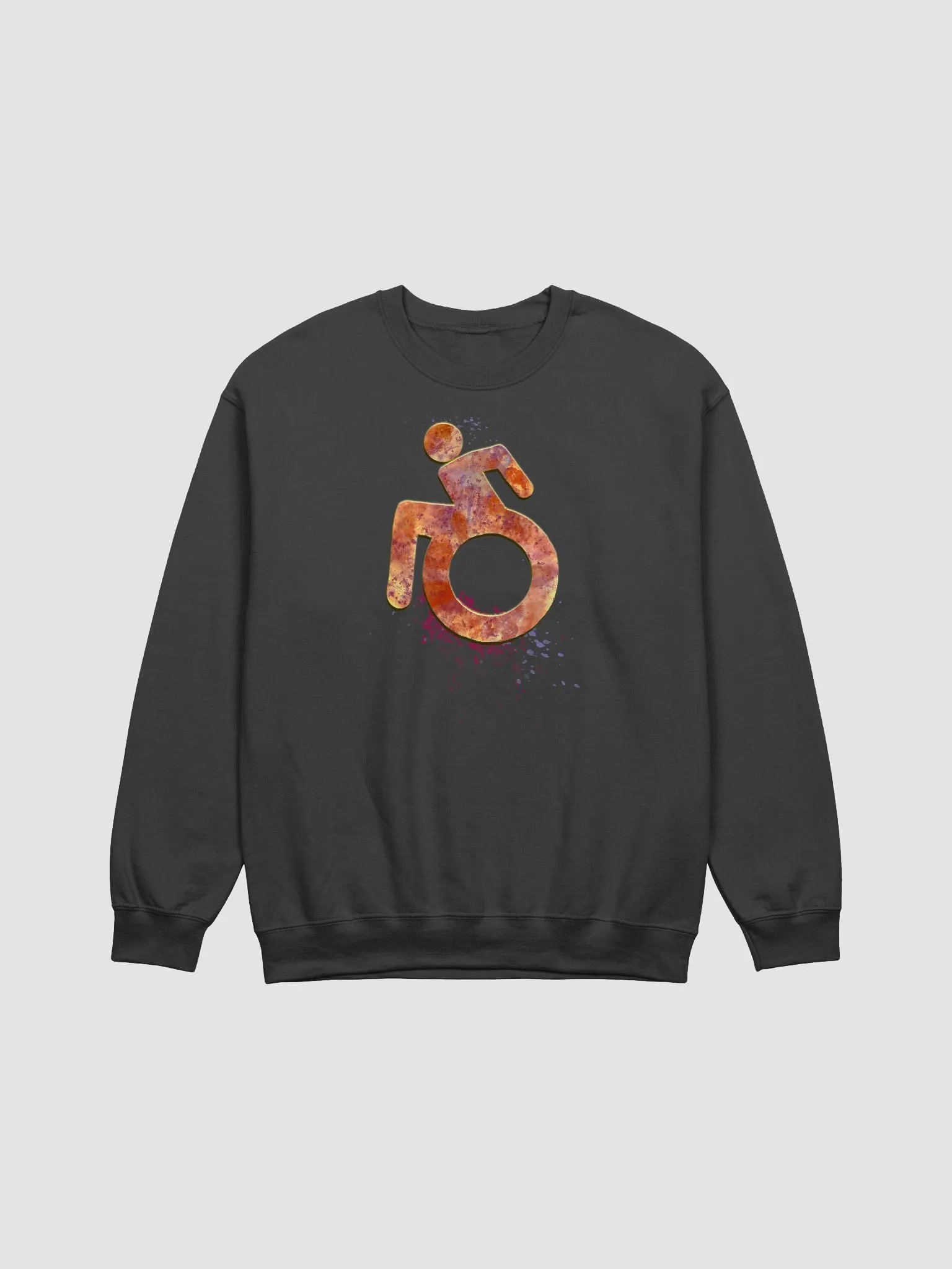 Wheelie, Orange Splash Sweatshirt product image (1)