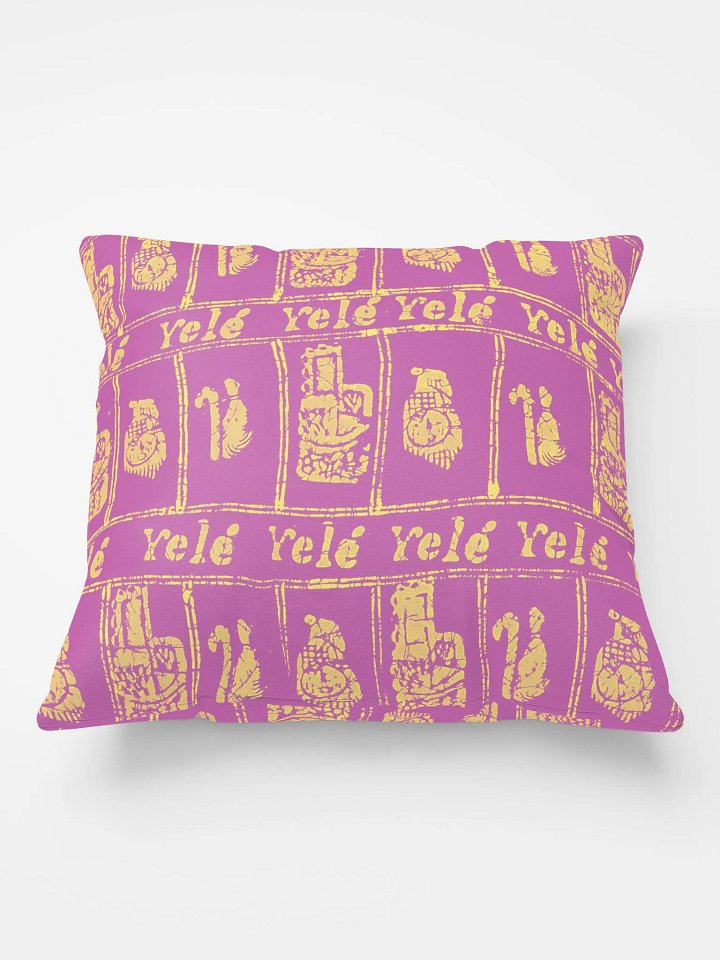 Yelé Luxe Throw Pillow - Royalty Print product image (1)