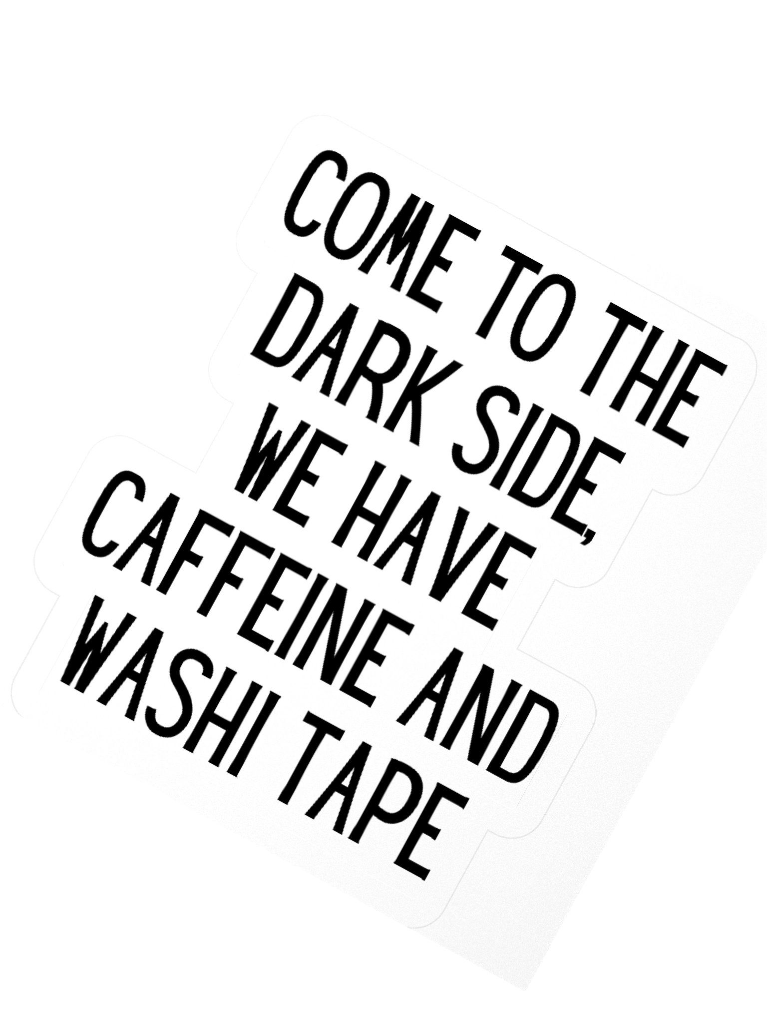 Come to the dark side sticker product image (2)