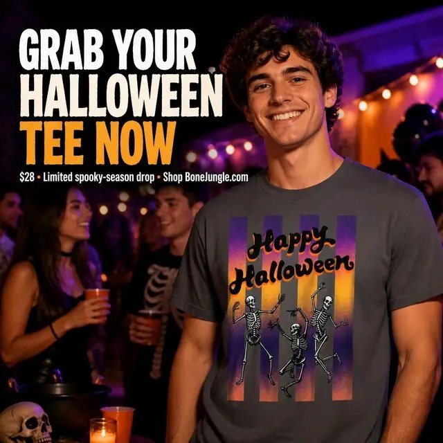 It's officially spooky season! 🎃🖤 Level up your eerie style with our 