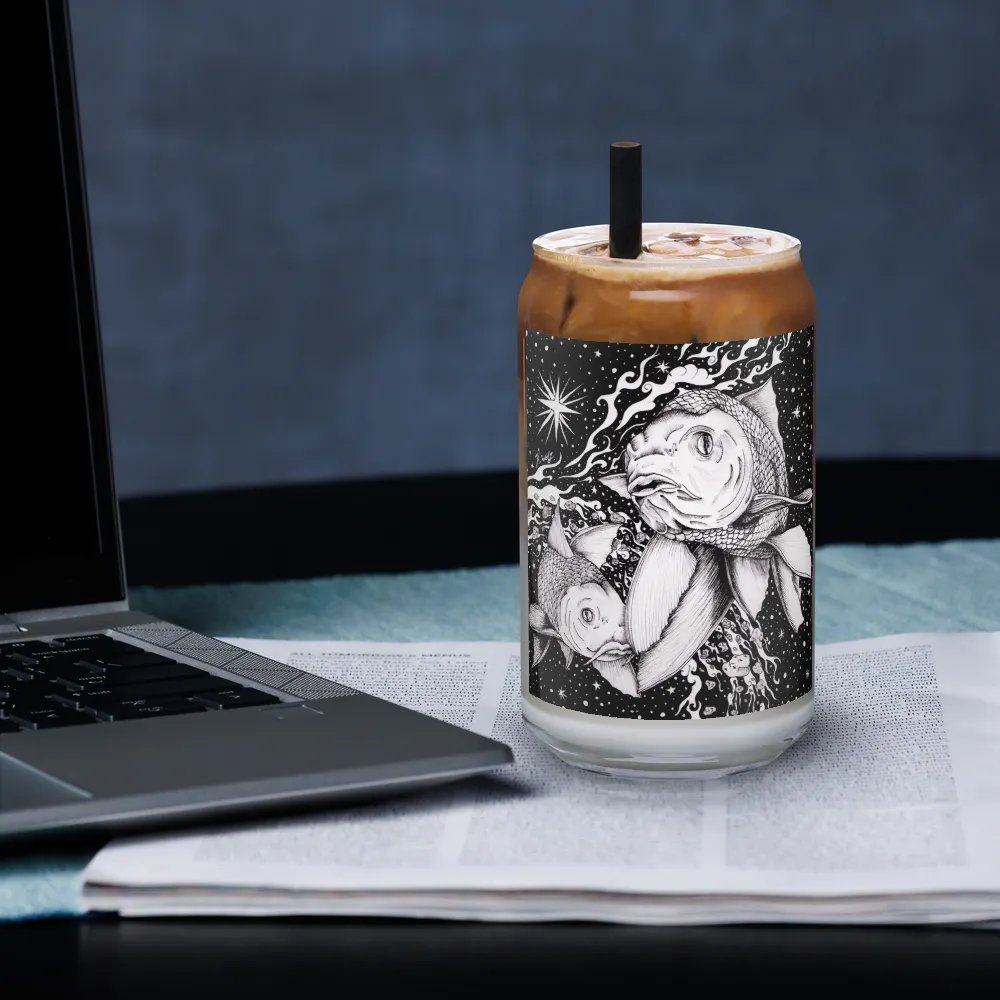Pisces Zodiac Can-Shaped Glass product image (5)