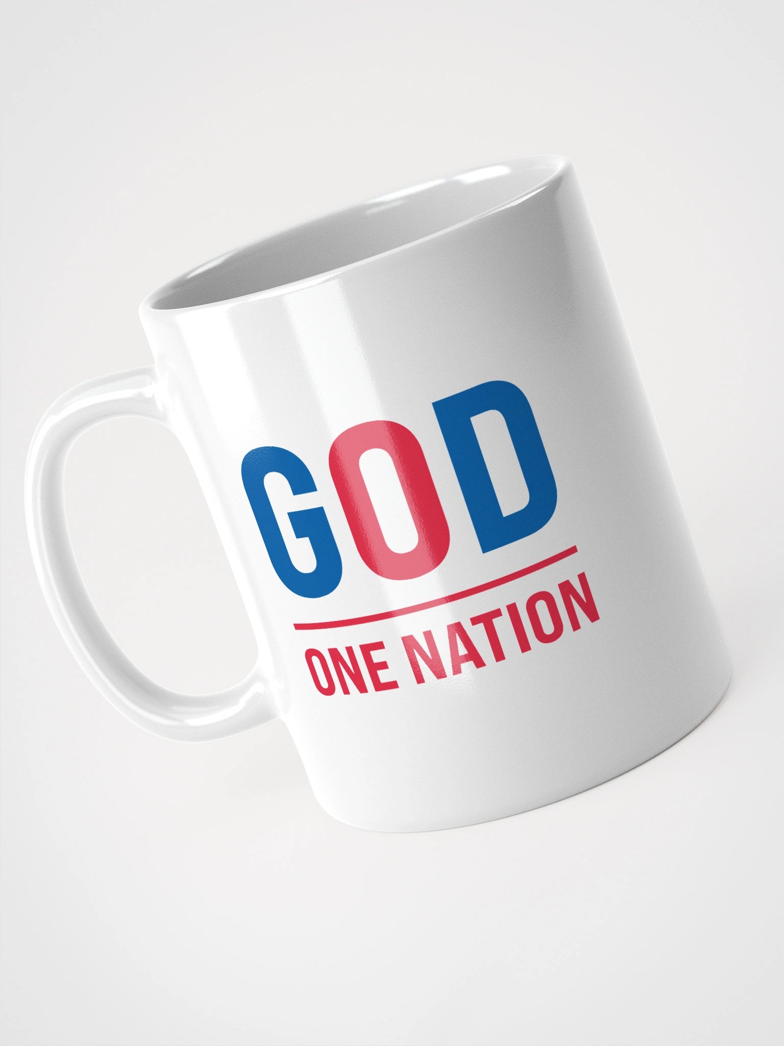 God Nation Patriotic Ceramic Mug product image (1)
