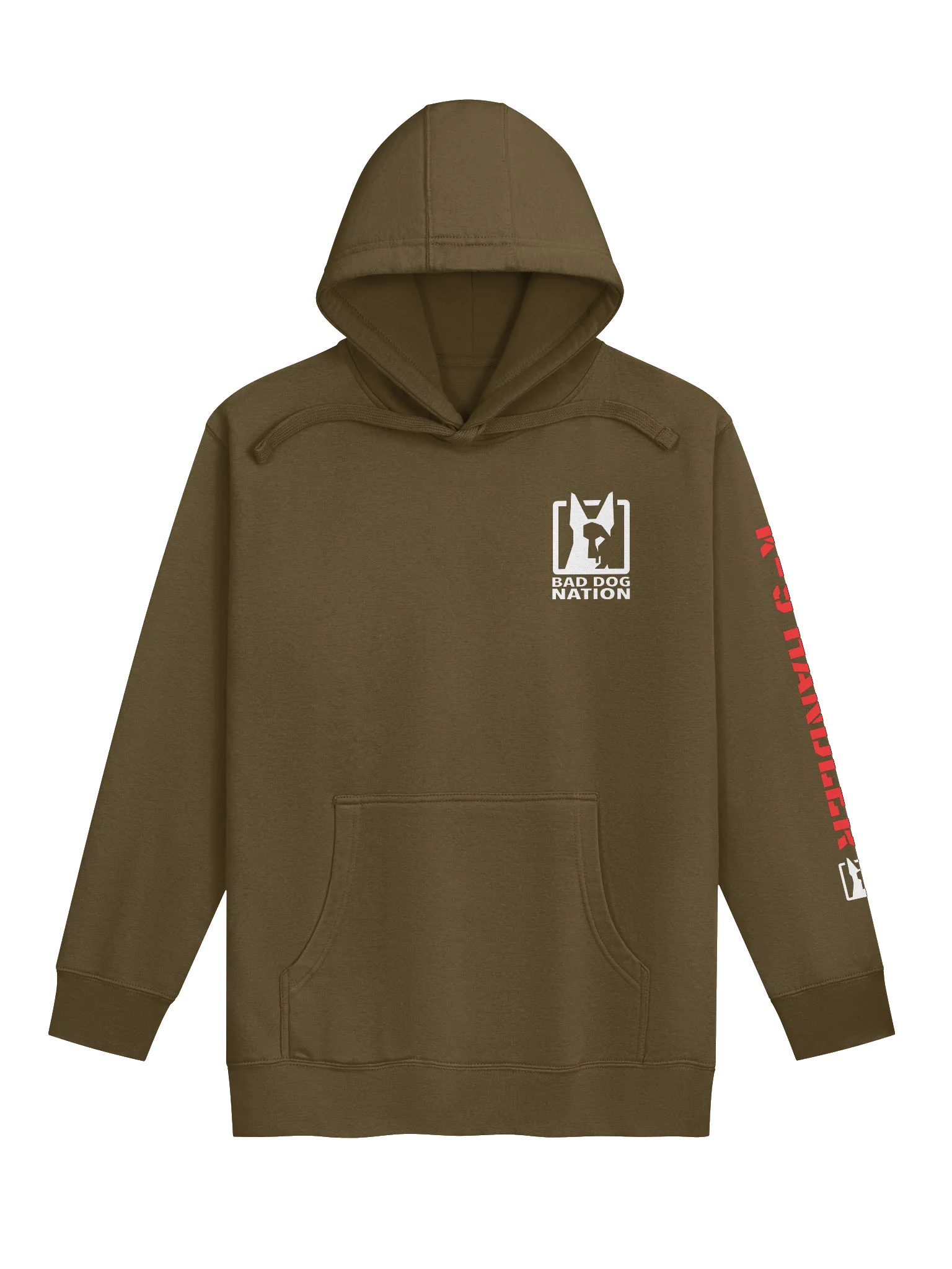 K9 Handler Sleeve Print - Premium Adult Unisex Hoodie product image (1)
