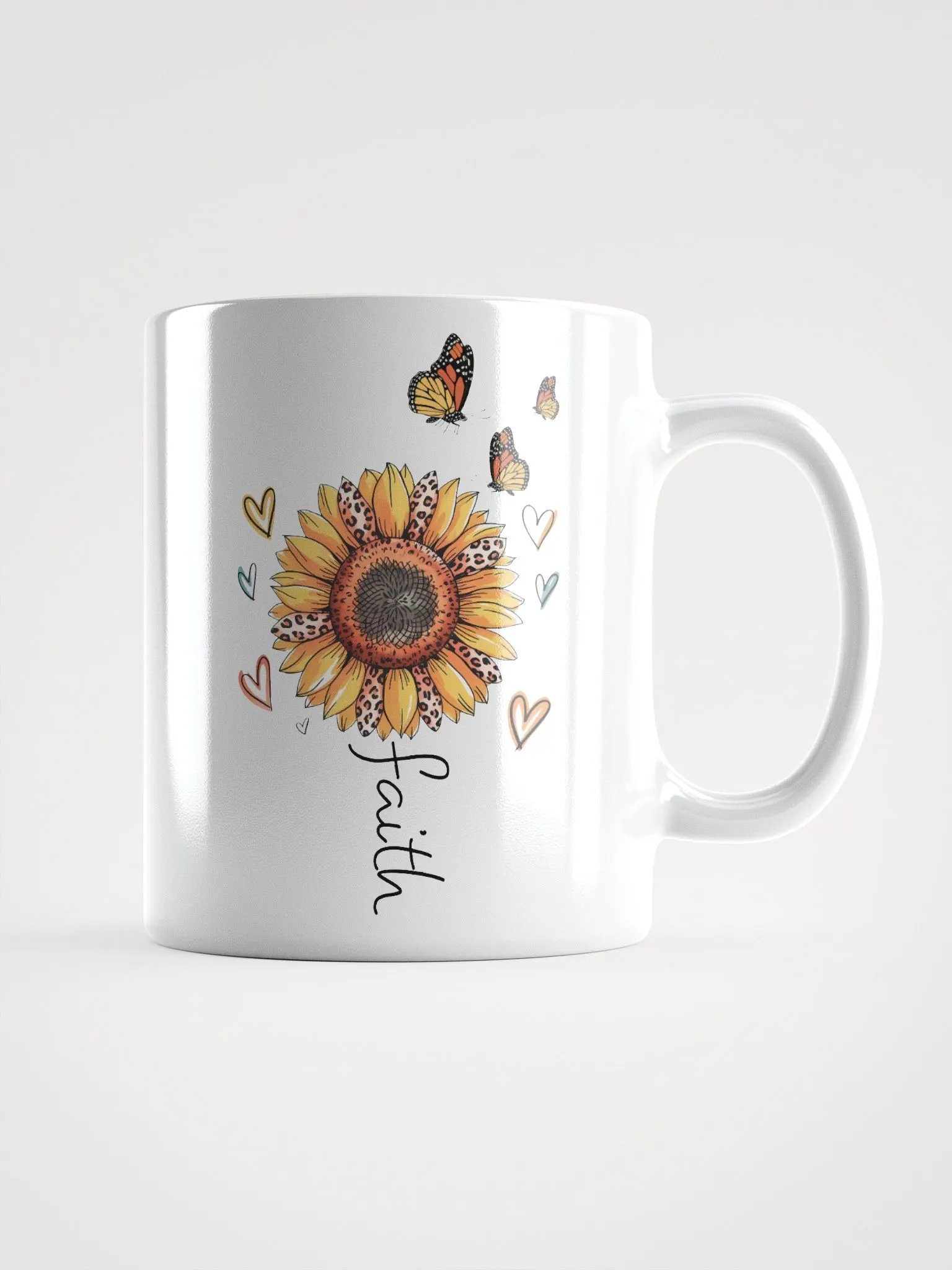 Sunflower Butterfly Faith Mug product image (1)