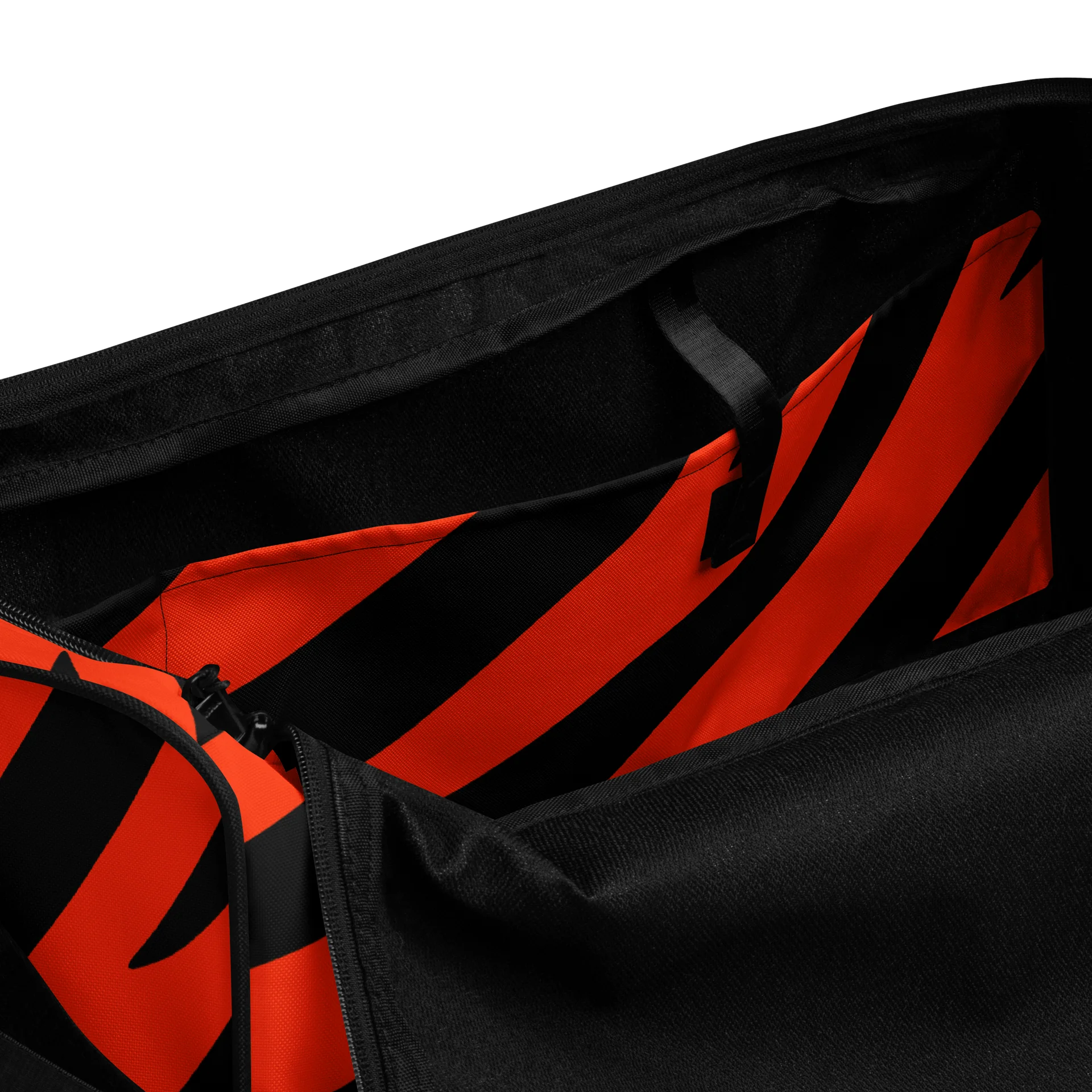 Tiger Print Duffle Bag – Orange Black product image (6)