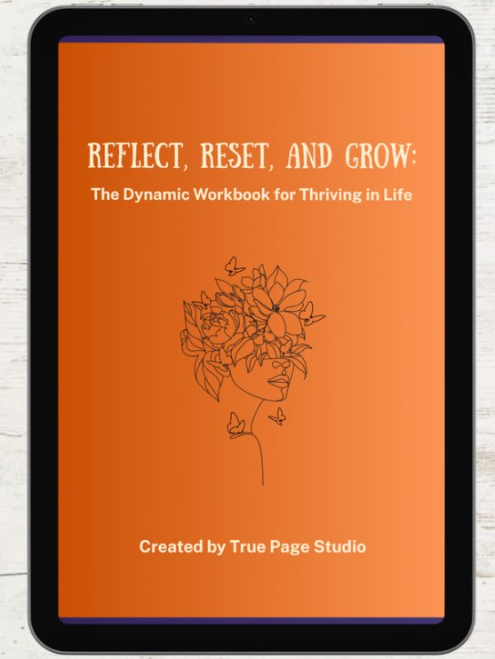 Reflect, Reset, and Grow: The Dynamic Workbook for Thriving in Life | Large Print product image (1)