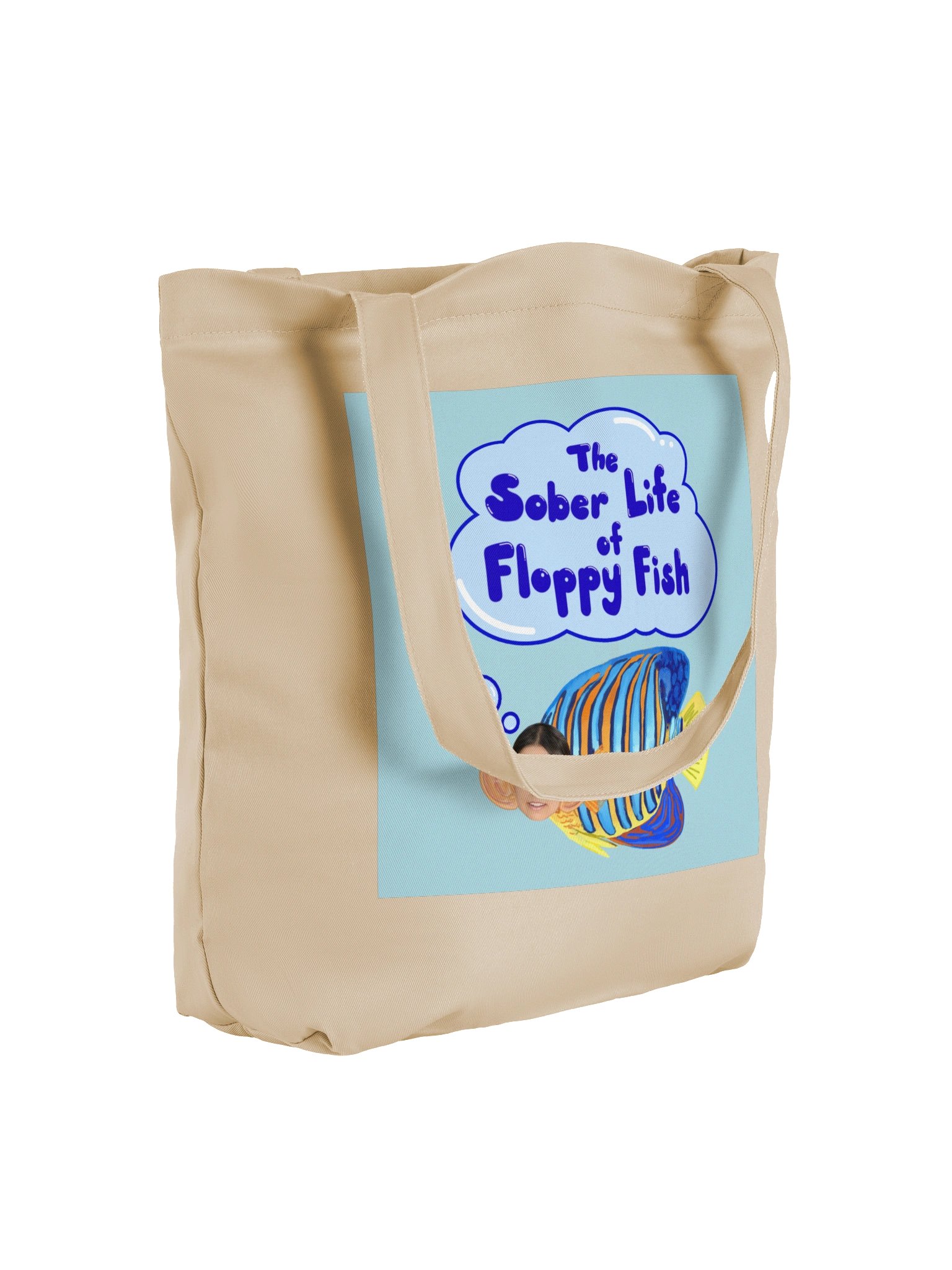 Sober Floppy Fish Tote Bag product image (4)