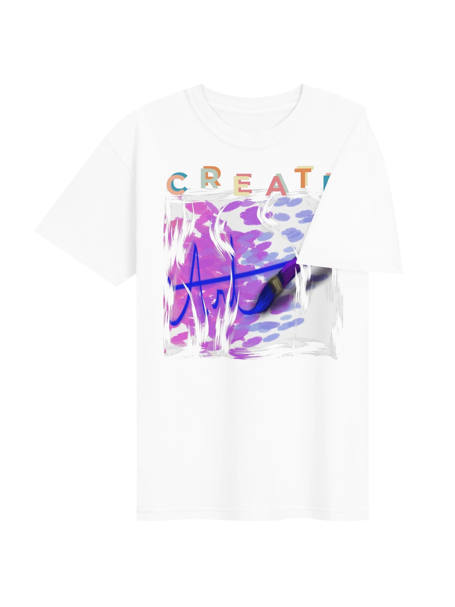 "Create Art" T-Shirt. Men's Comfort Colors Garment-Dyed Heavyweight T-Shirt product image (3)