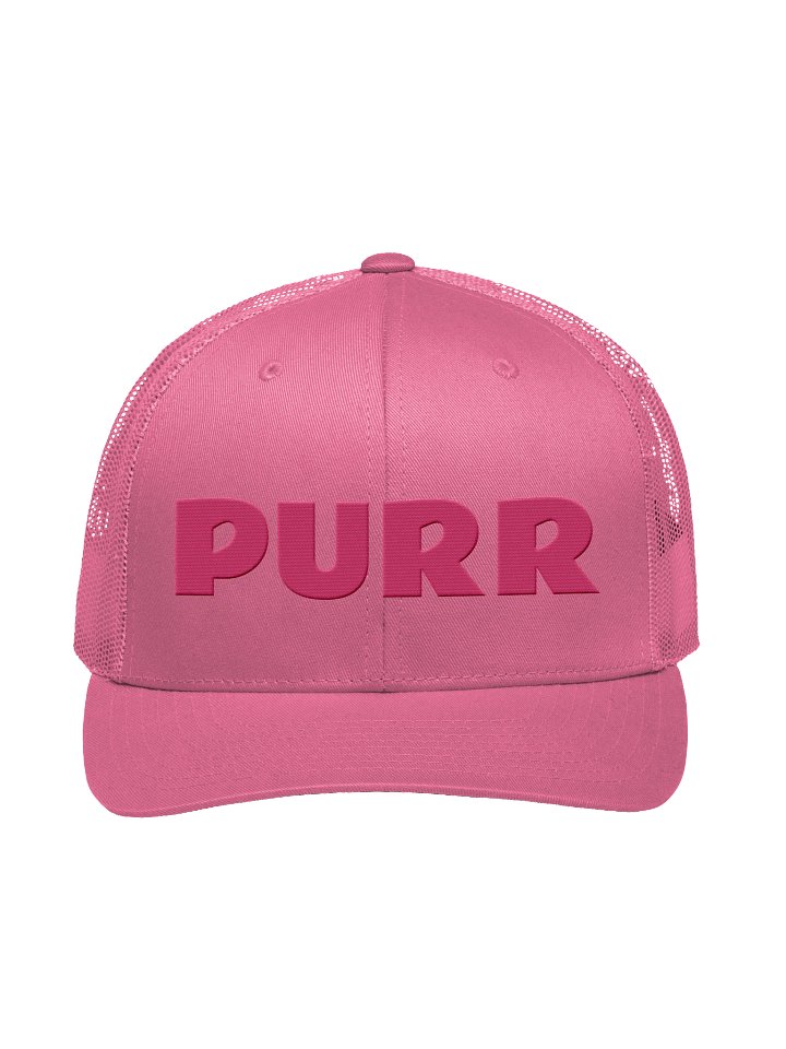 Embroidered PURR Hat - Pink Thread Collection product image (2)