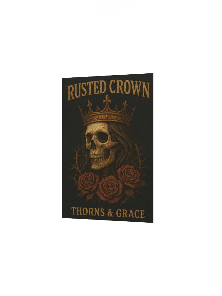 Rusted Crown Gothic Skull Poster product image (4)