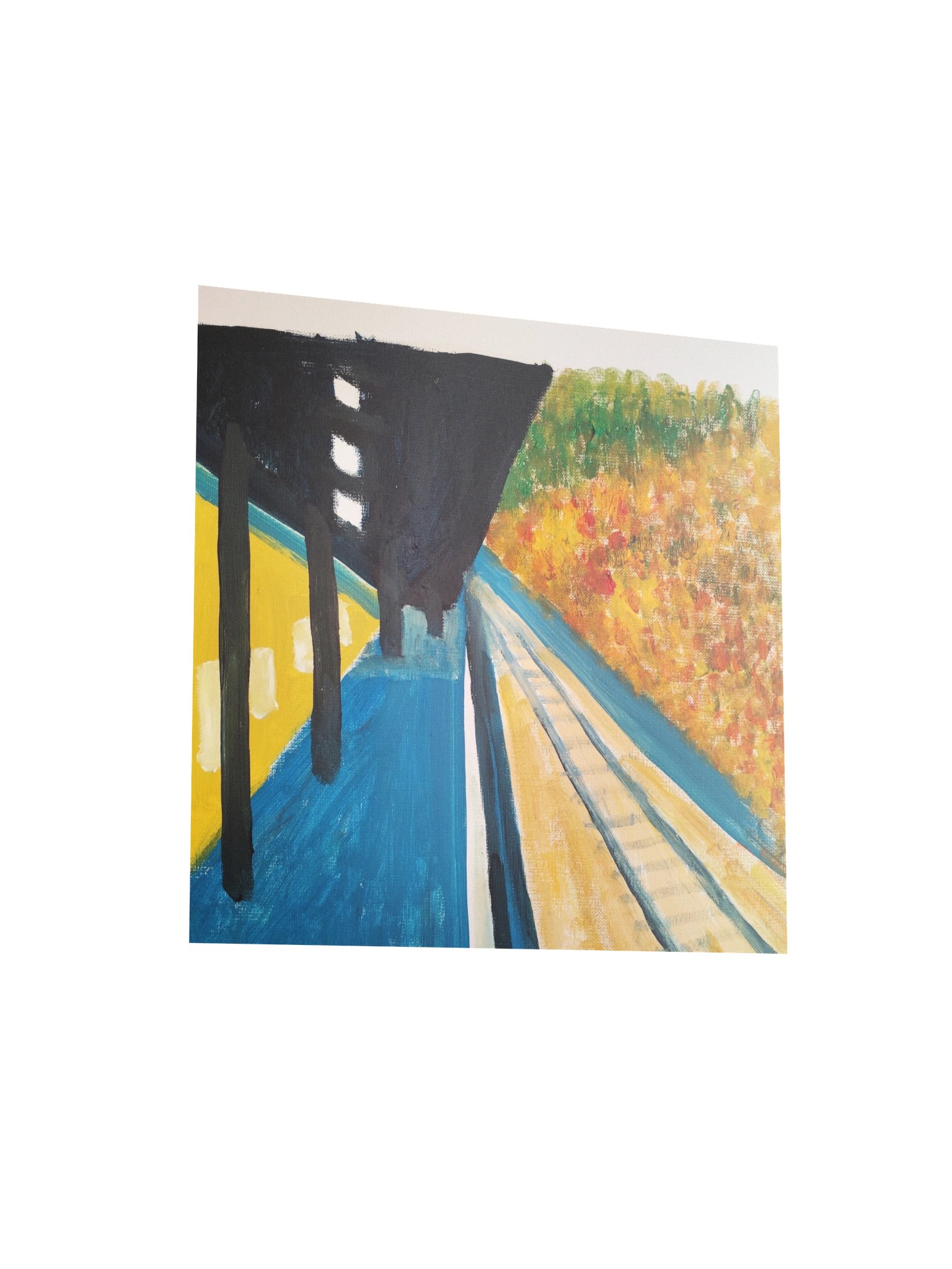 Poem "Station" Painting Paper Poster product image (3)
