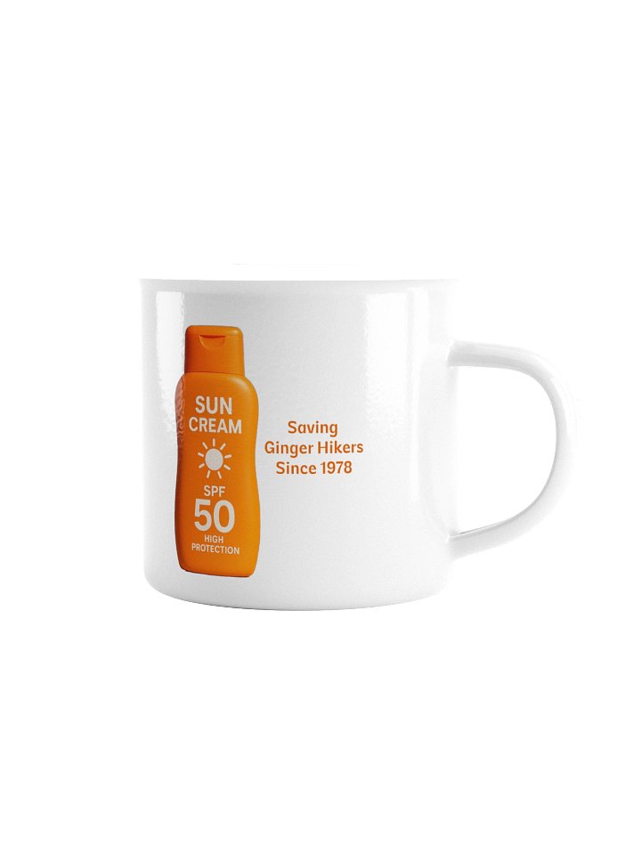 Saving Ginger Hikers Since 1978 - Enamel Mug product image (1)