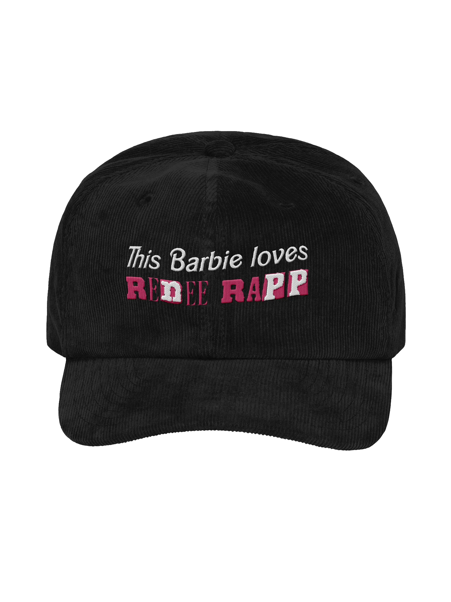 This Barbie Loves Reneé Corduroy Dad Hat product image (1)