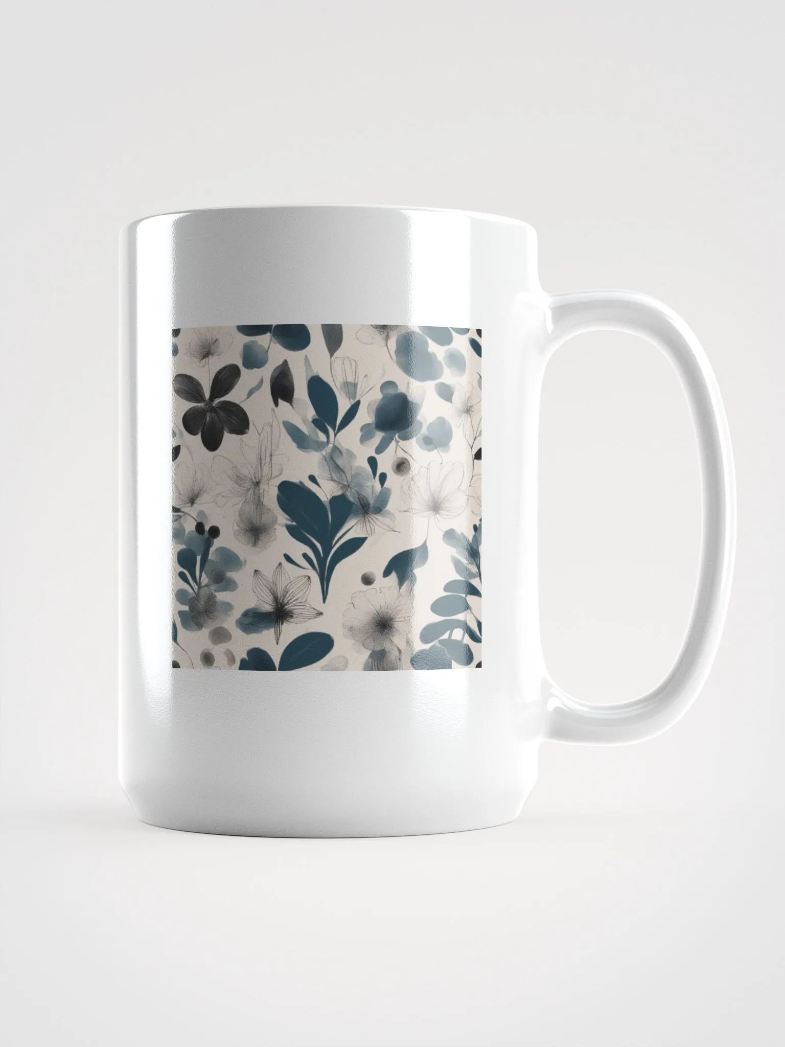 White Flower Mug product image (1)