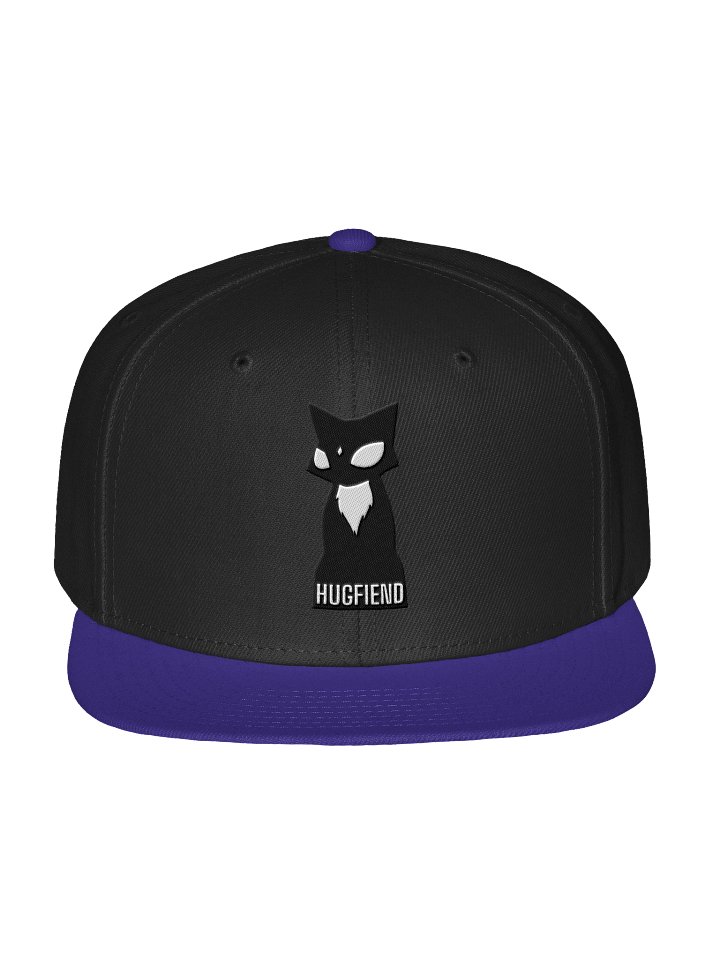Minimalist Ube Flat Snapback Cap product image (3)