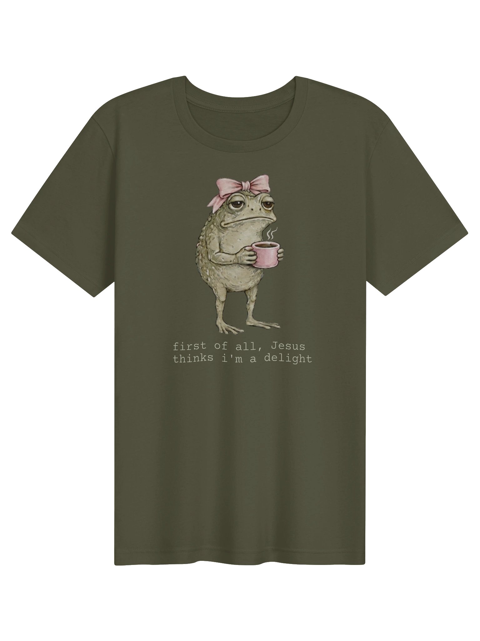 Jesus Thinks I'm a Delight Sarcastic Toad Graphic Tee product image (5)
