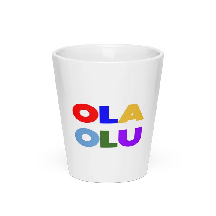 Colorful OLAOLU Latte Mug product image (1)