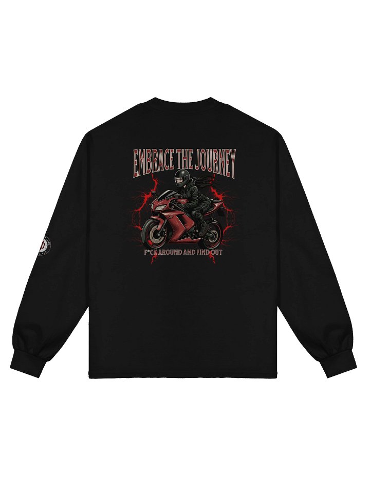 Embrace The Journey - Biker Chick Long Sleeve product image (1)