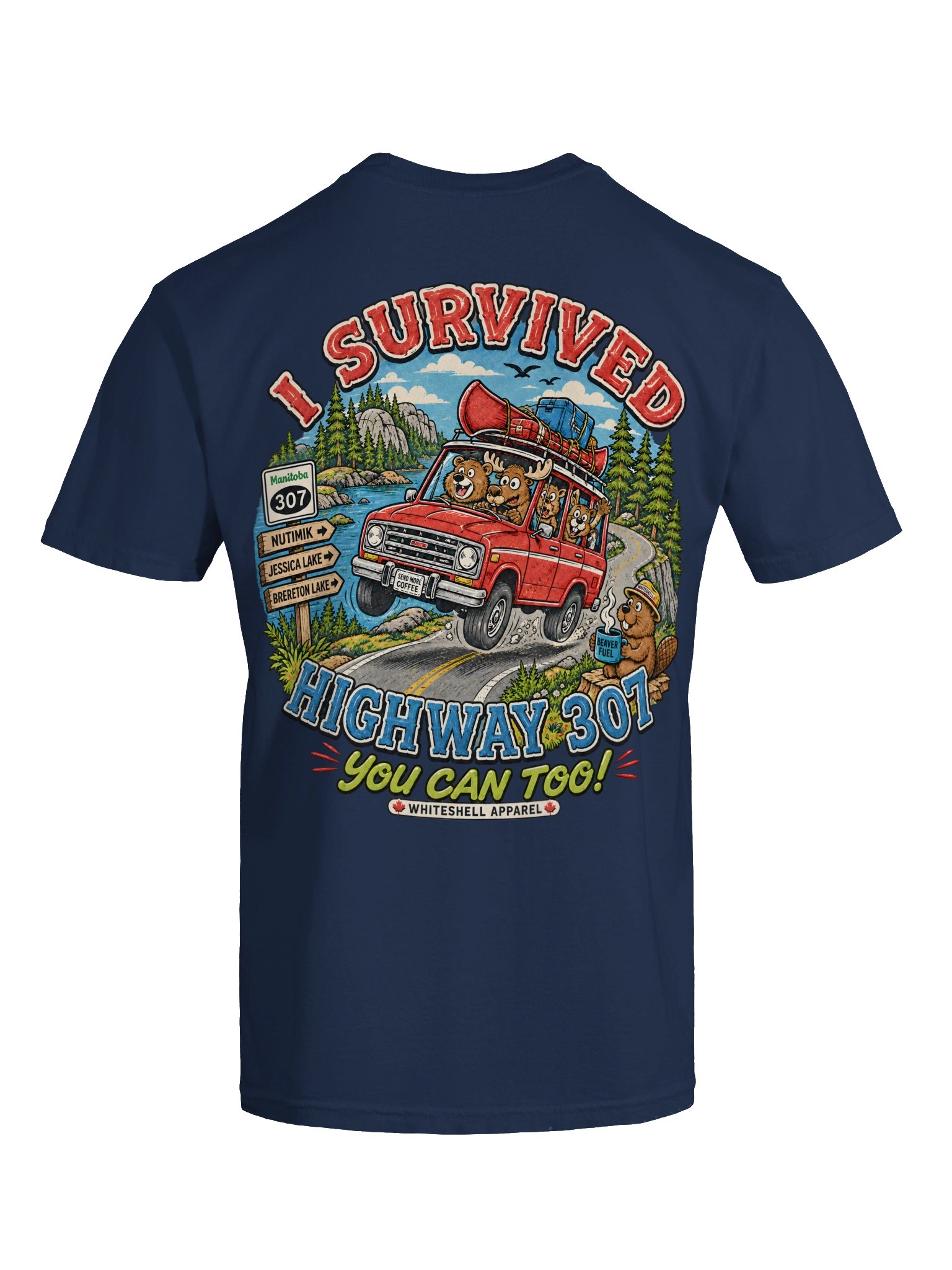I Survived Highway 307 tee product image (7)