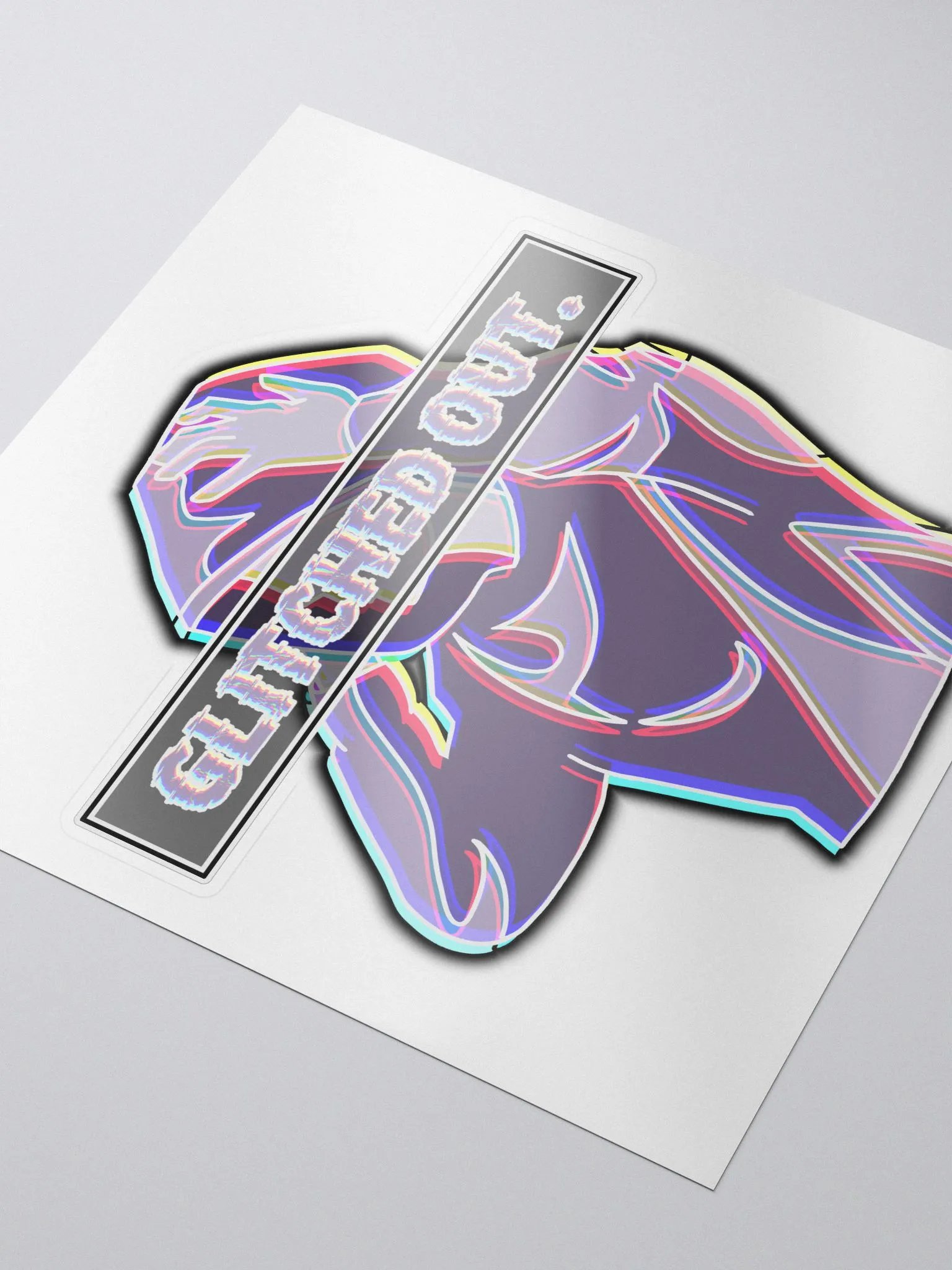 GLITCHED OUT - Sticker product image (3)