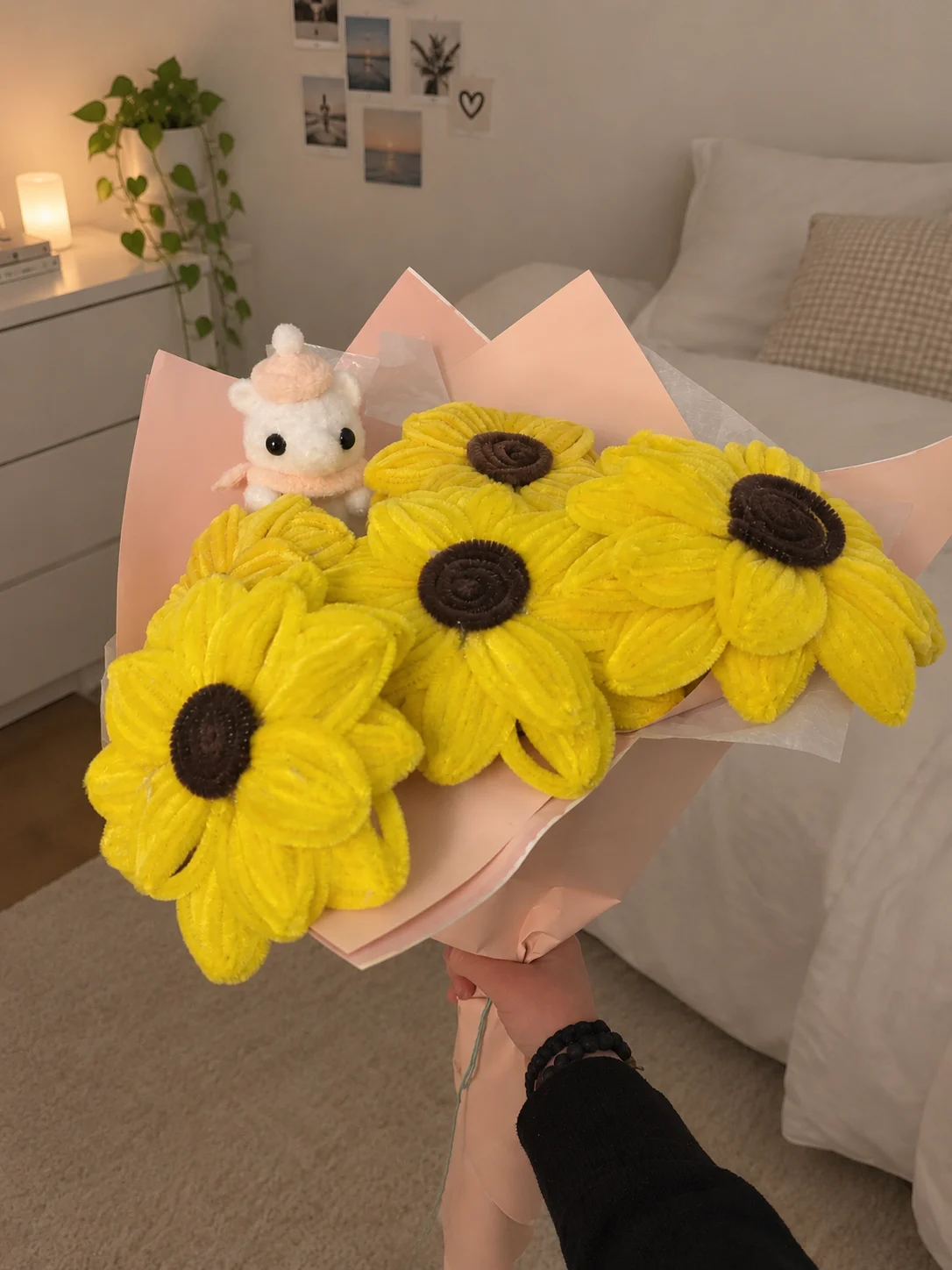 Sunflower Bouquet with Bear product image (2)