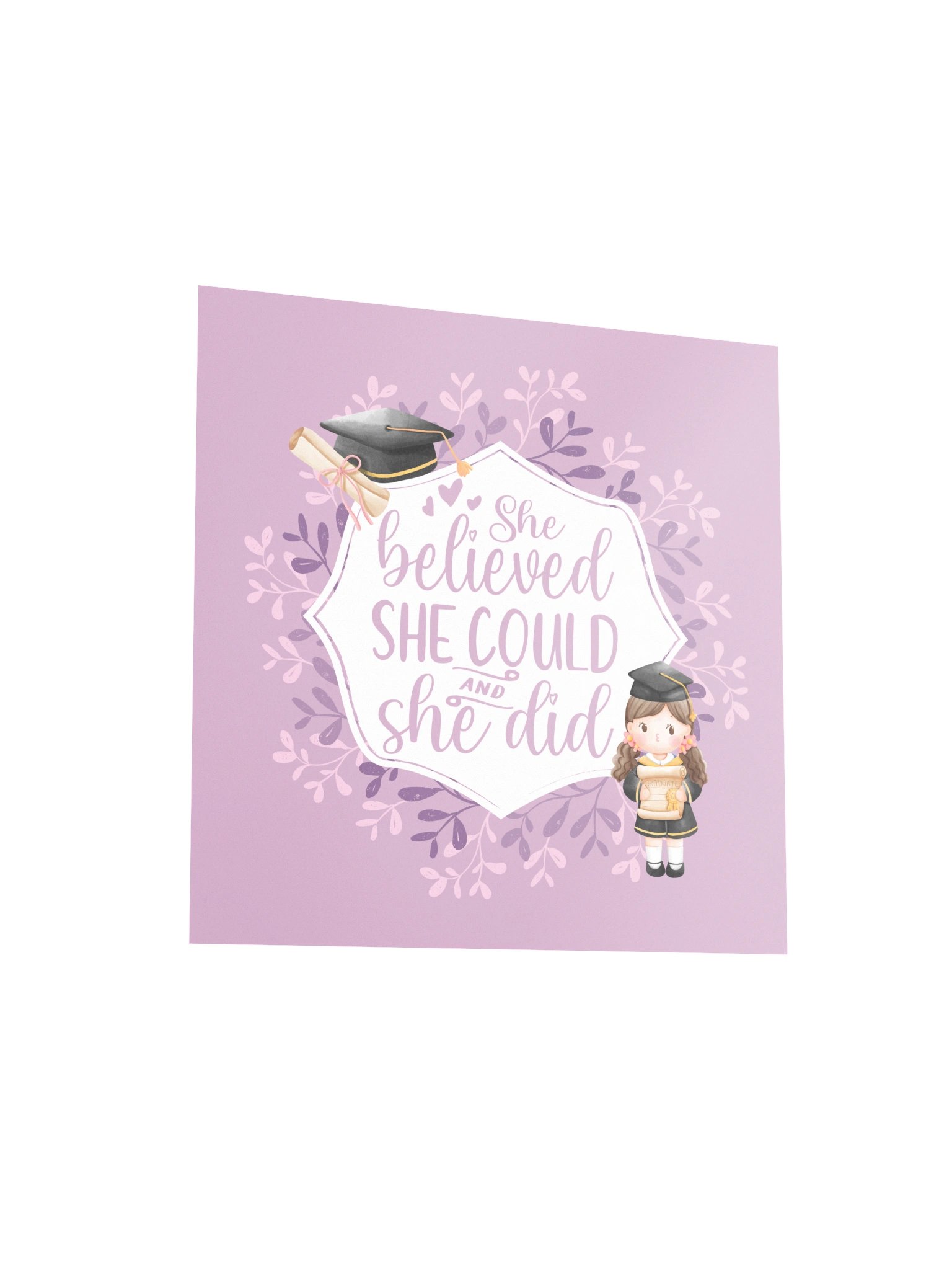 She Believed She Could Graduation Print product image (4)