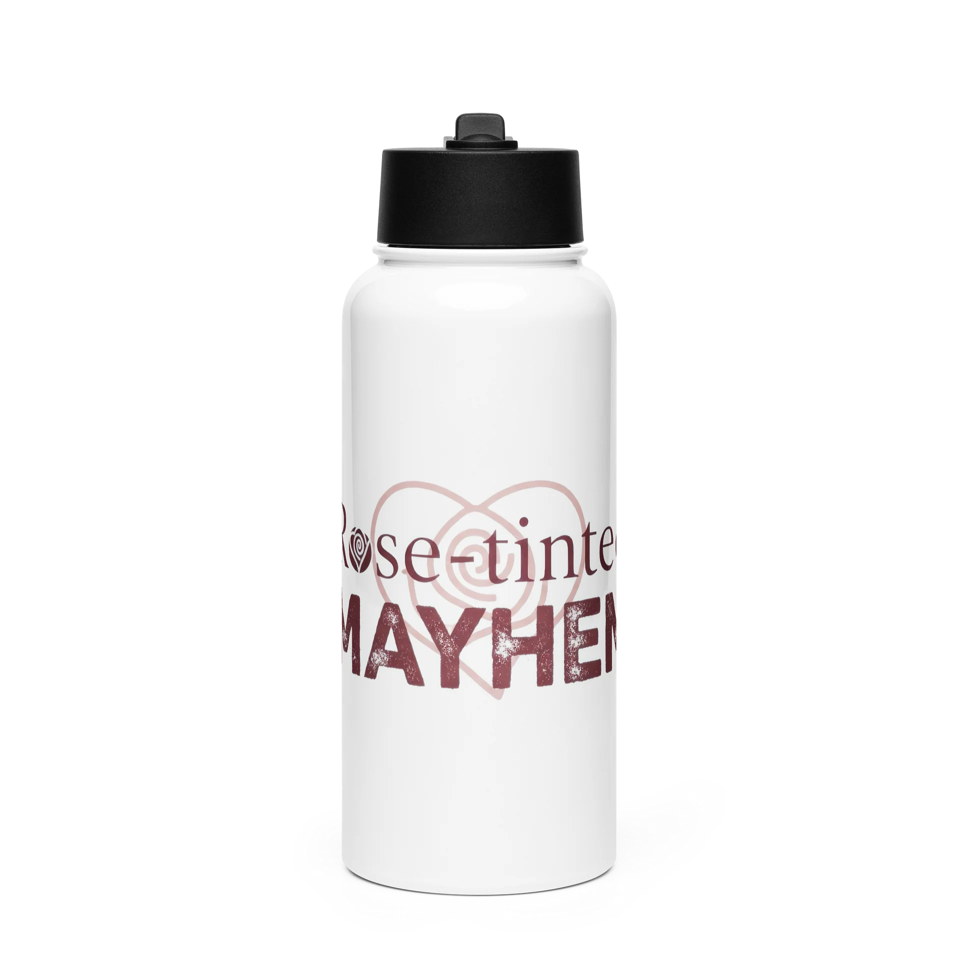 Spiral Heart Stainless Steel Water Bottle product image (1)