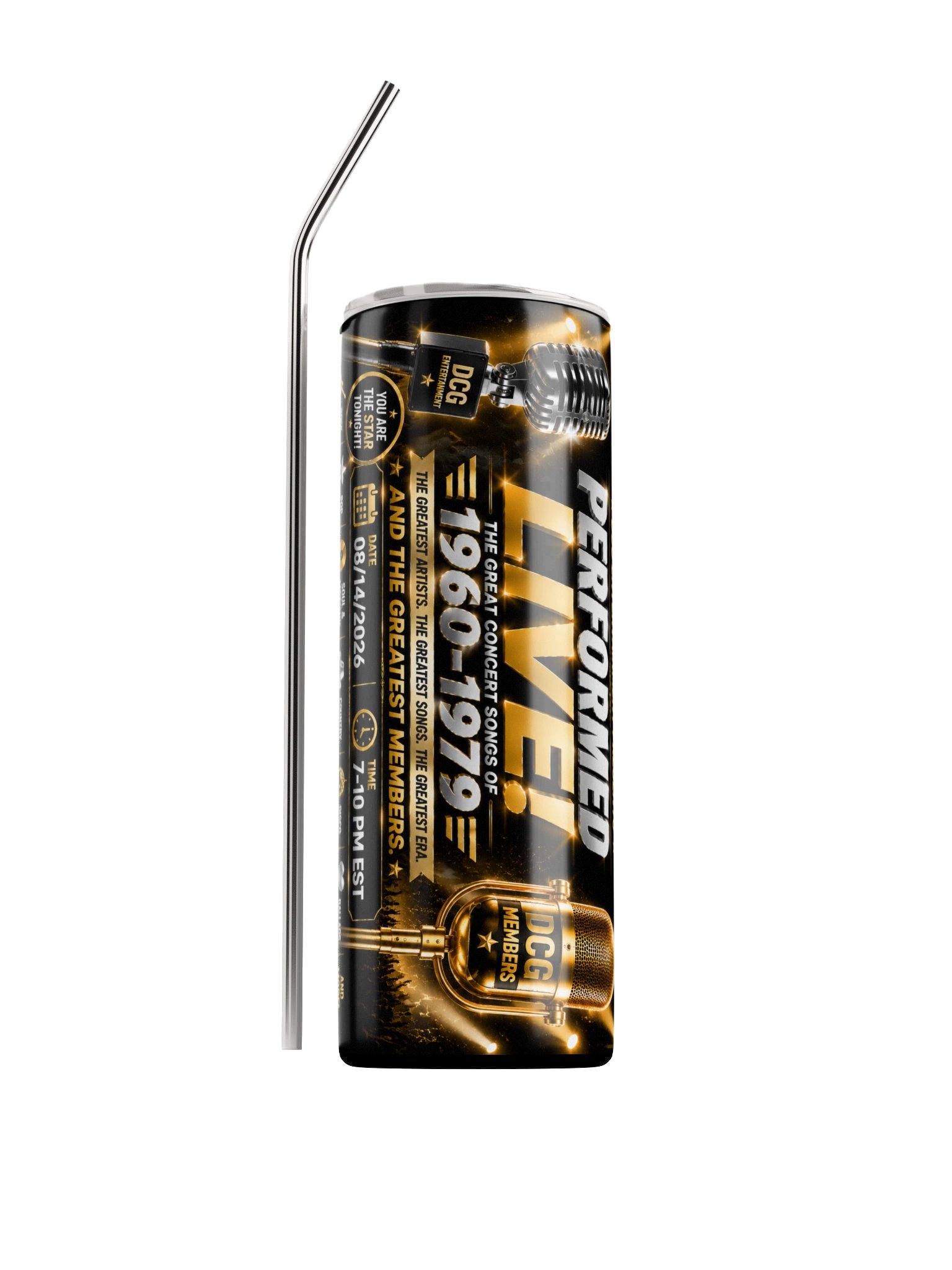 Performed Live show Banner 08/14/2026 Tumbler product image (1)