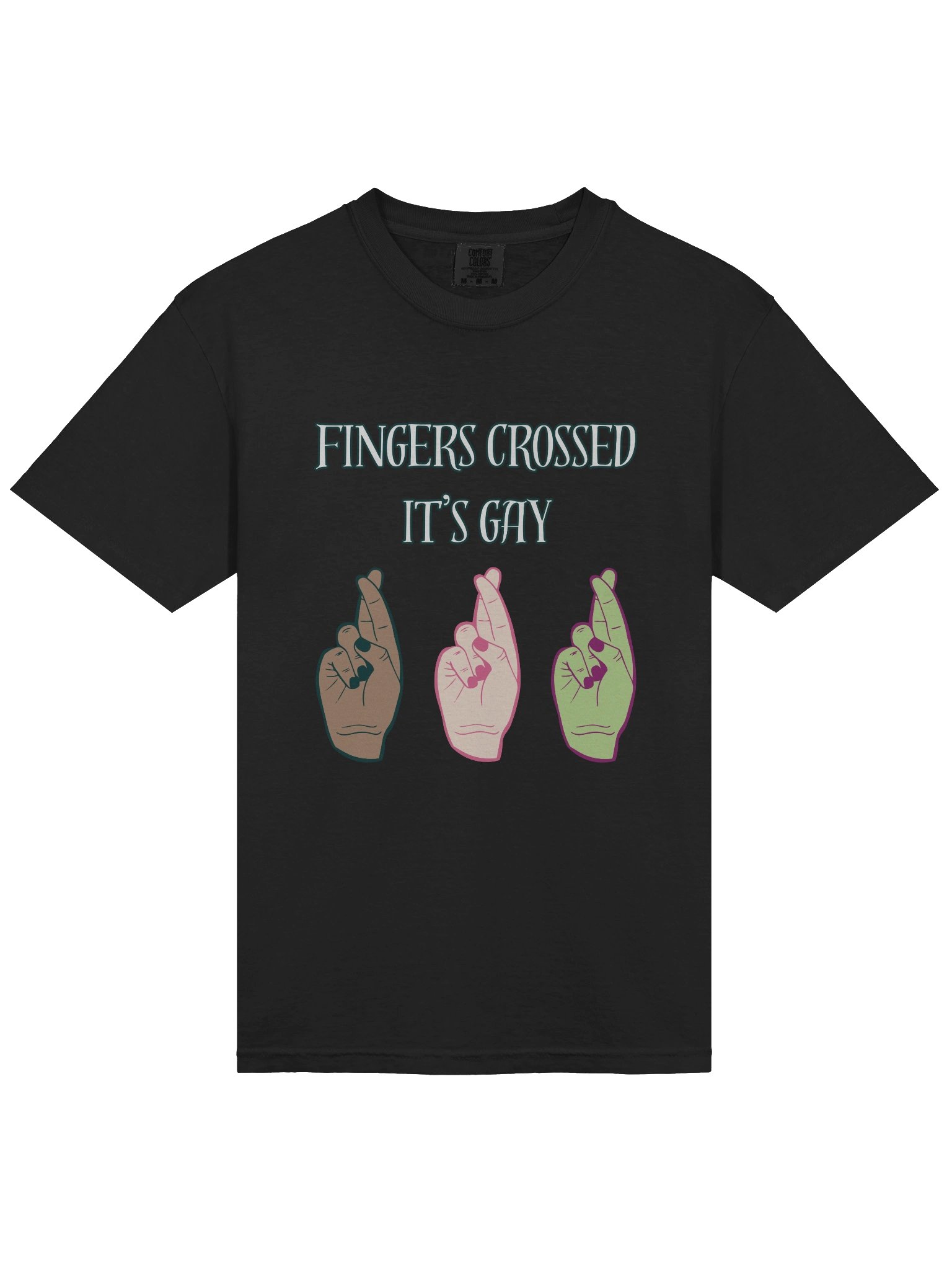 Fingers Crossed Heavy Shirt product image (11)