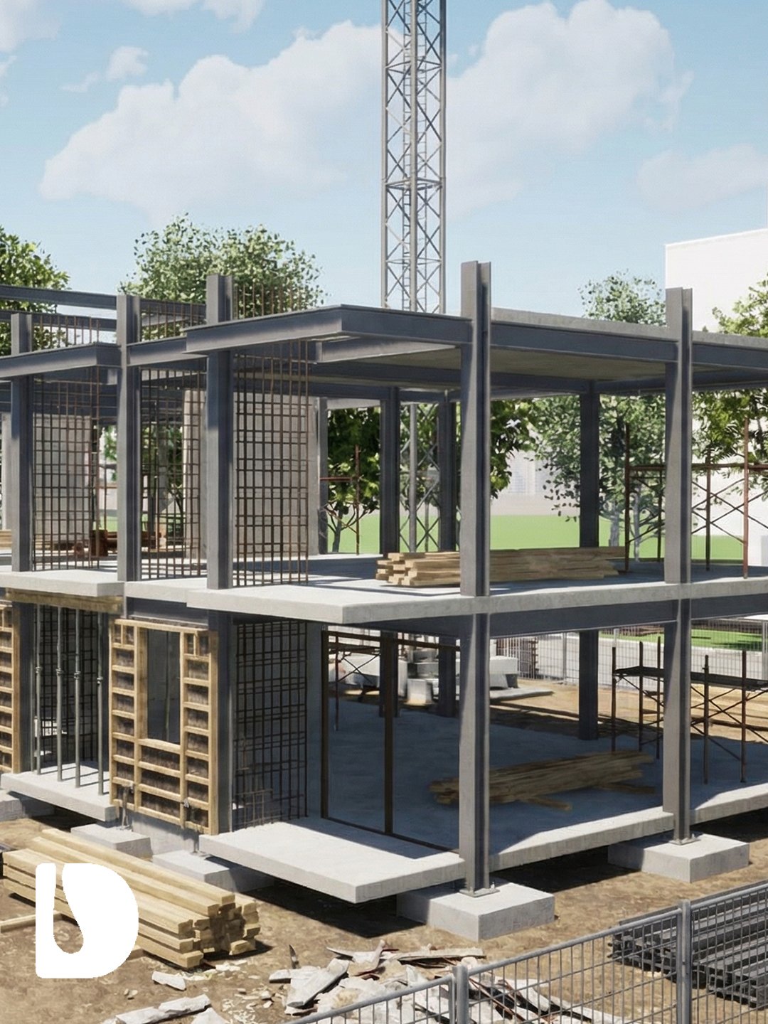 Structural Engineering Drawings – 2-Storey 10-Unit Apartment Block | DA21101A product image (2)