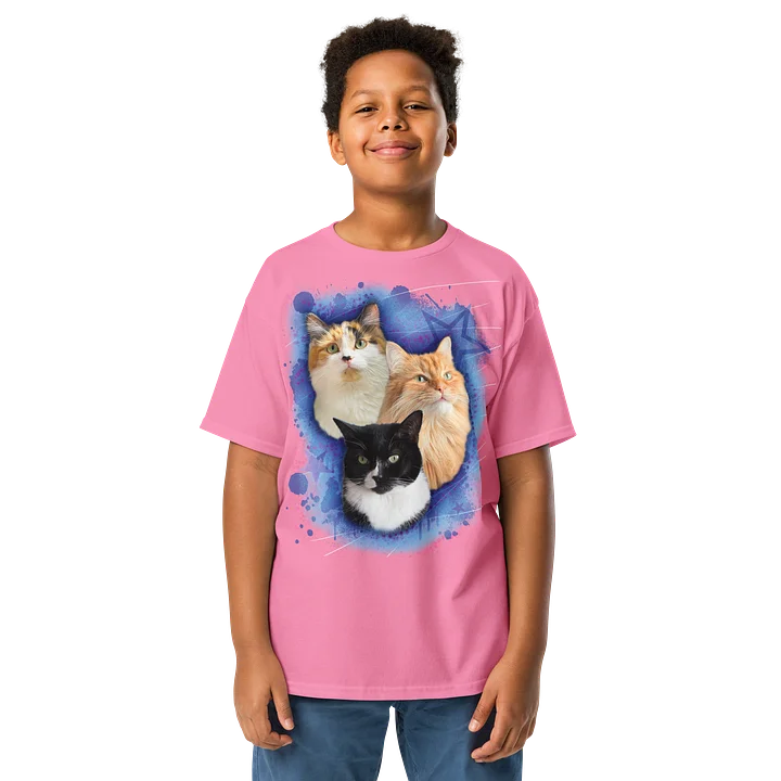 Fluffy Family Kids T-Shirt | Famille t-shirt enfants product image (1)