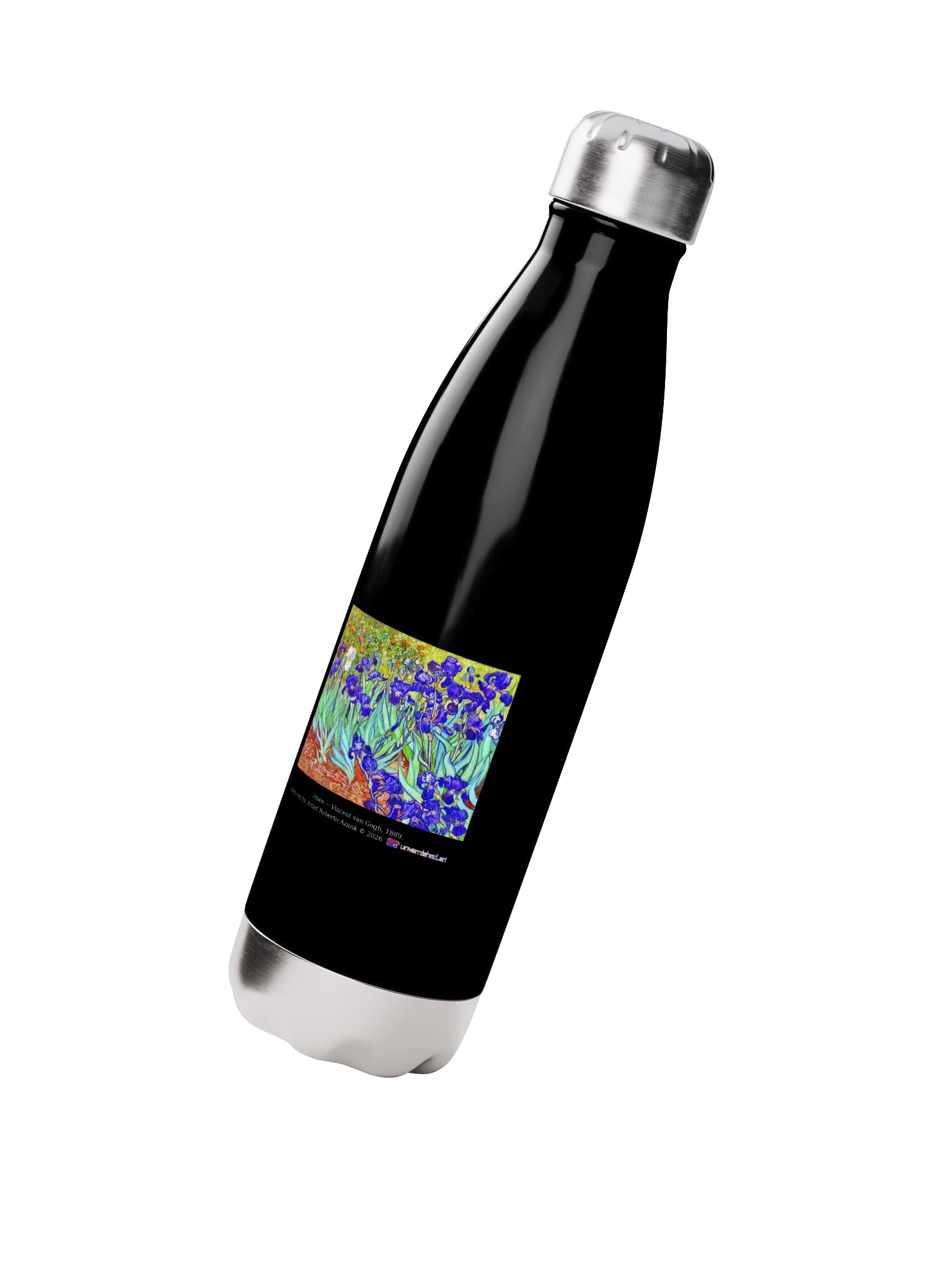 Irises — Water Bottle product image (2)