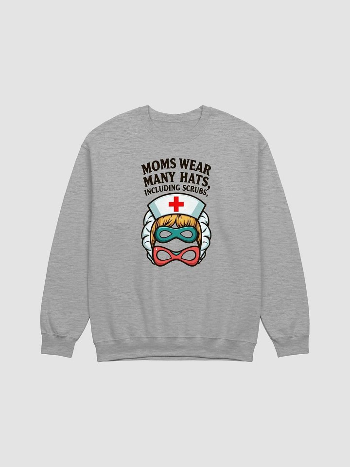 Supermom Scrubs Crewneck Sweatshirt product image (4)