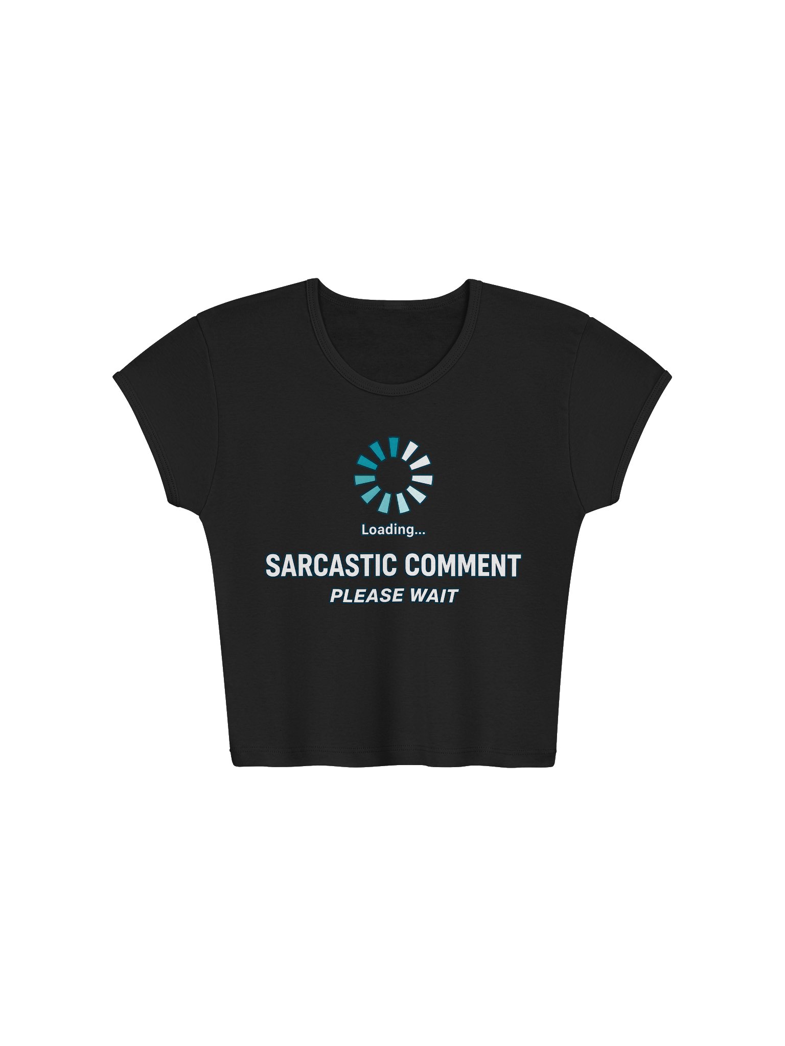 loading sarcastic comment crop top product image (1)