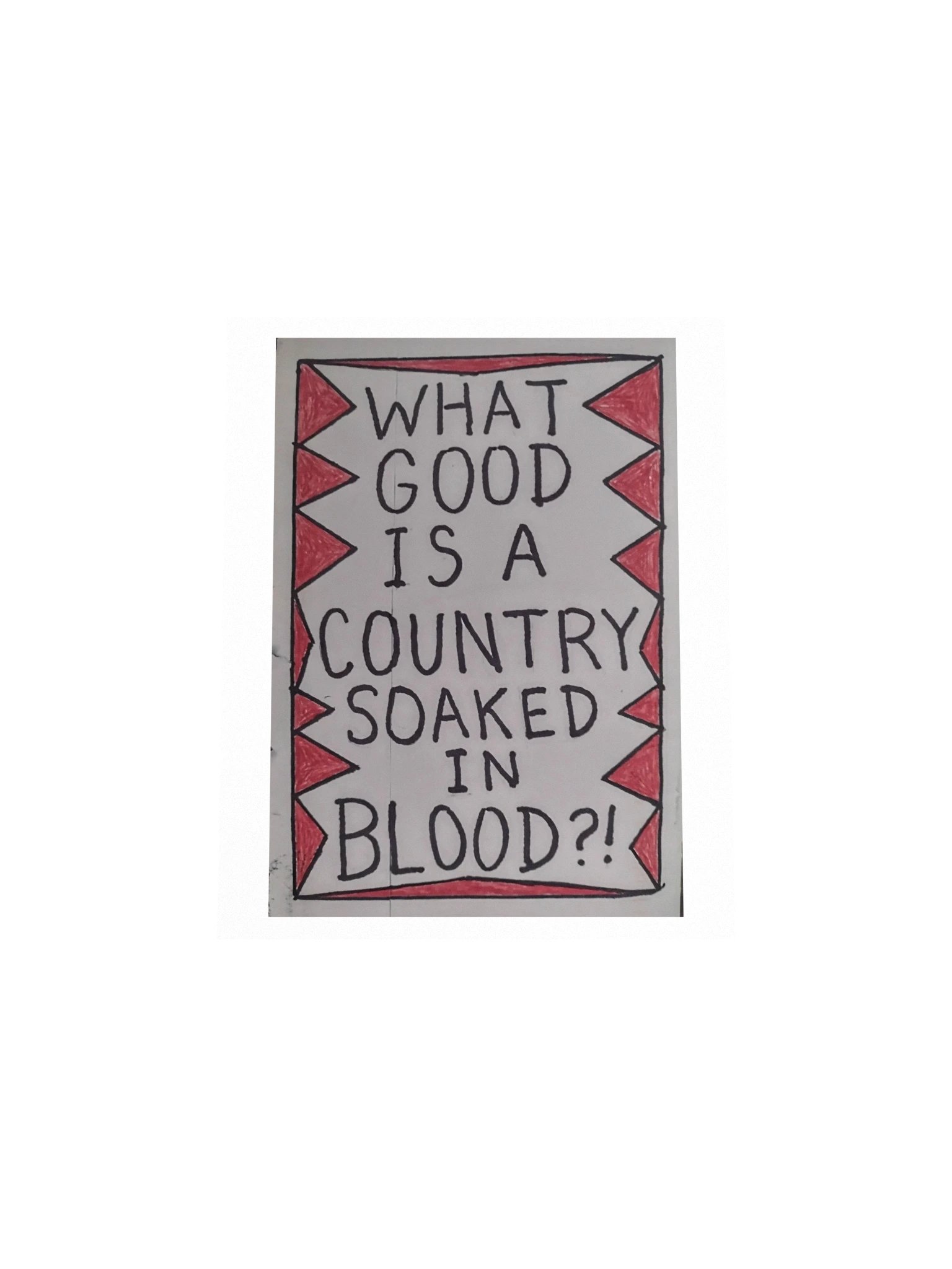 A Country Soaked In Blood Print product image (4)