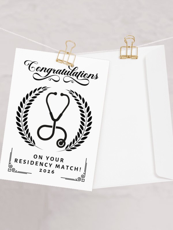 Match Day Card Congratulations Gift for Future Doctor Residency Match Present product image (8)