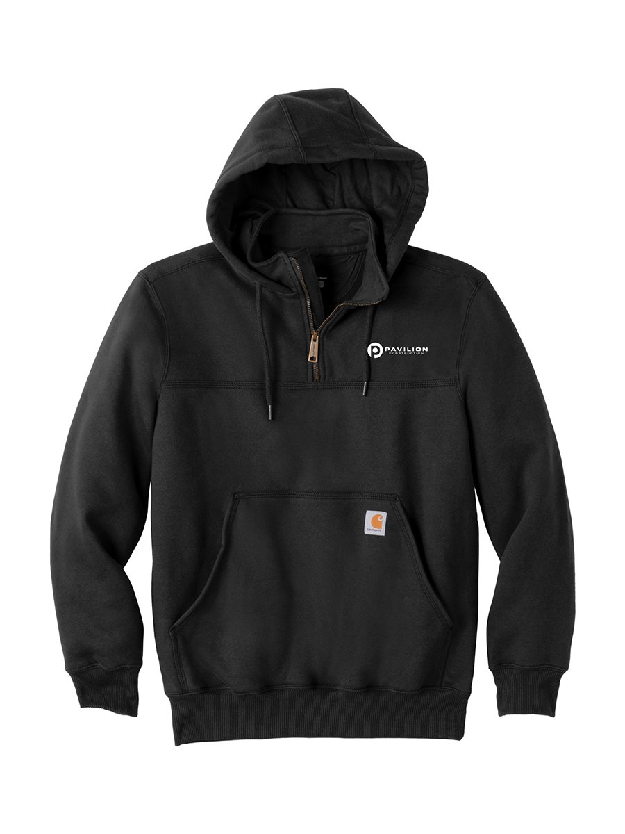 Carhartt Rain Defender Paxton Heavyweight Hooded Zip Mock Sweatshirt product image (1)