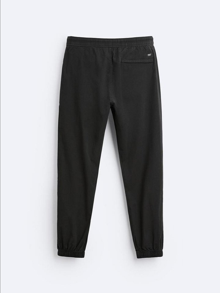 POPLIN JOGGER WAIST TROUSERS product image (2)