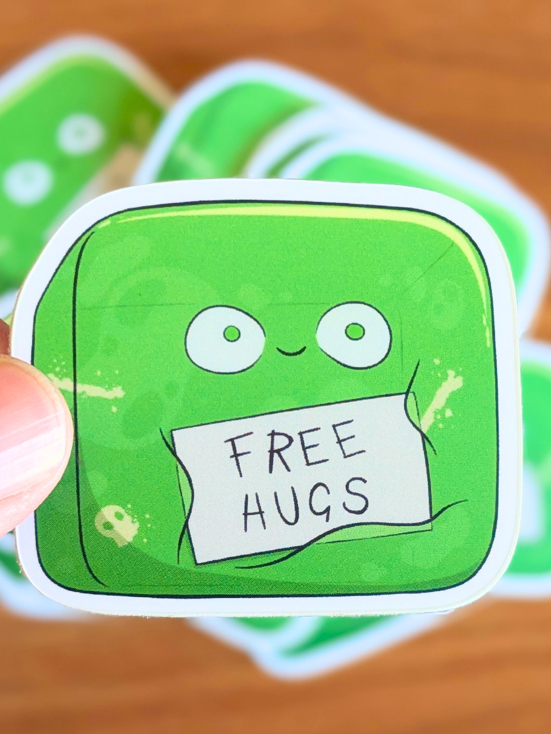 Gelly Free Hugs | 2" Sticker product image (2)