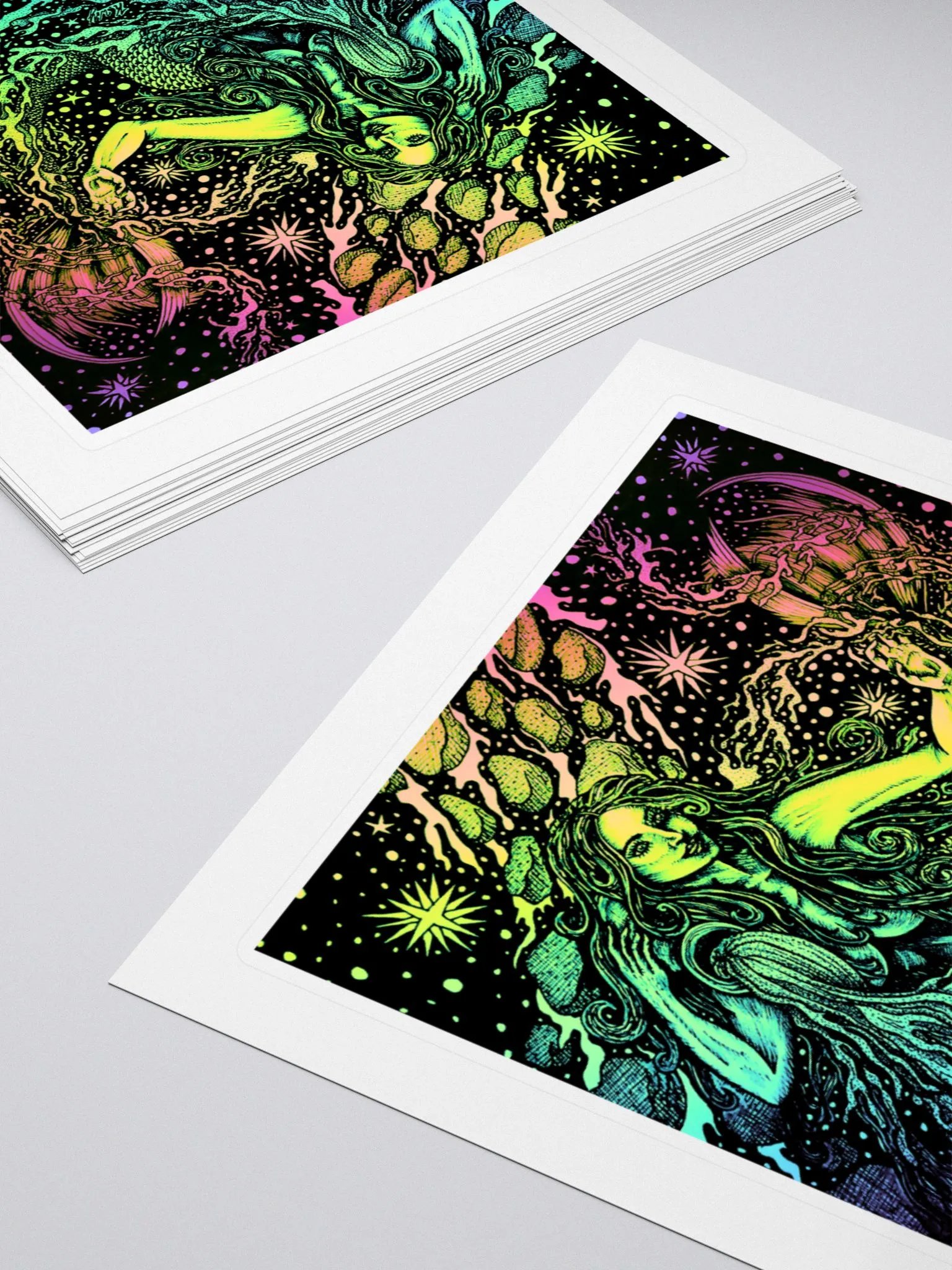 Limited Edition Aquarius Zodiac Kiss Cut Stickers product image (4)