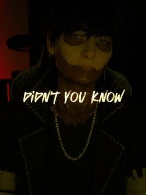 Let's get one thing straight though, we are NOT the same! #cosplay #makeup #dabi #dabicosplay #mha 