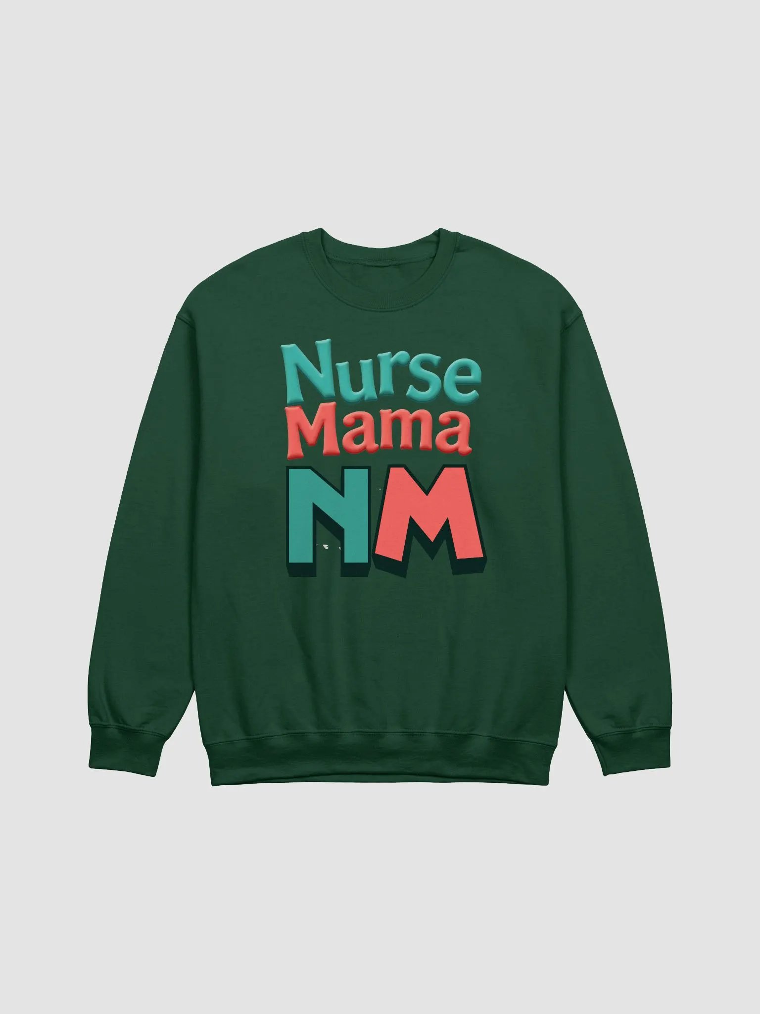 Nurse Mama NM Crewneck Sweatshirt product image (5)