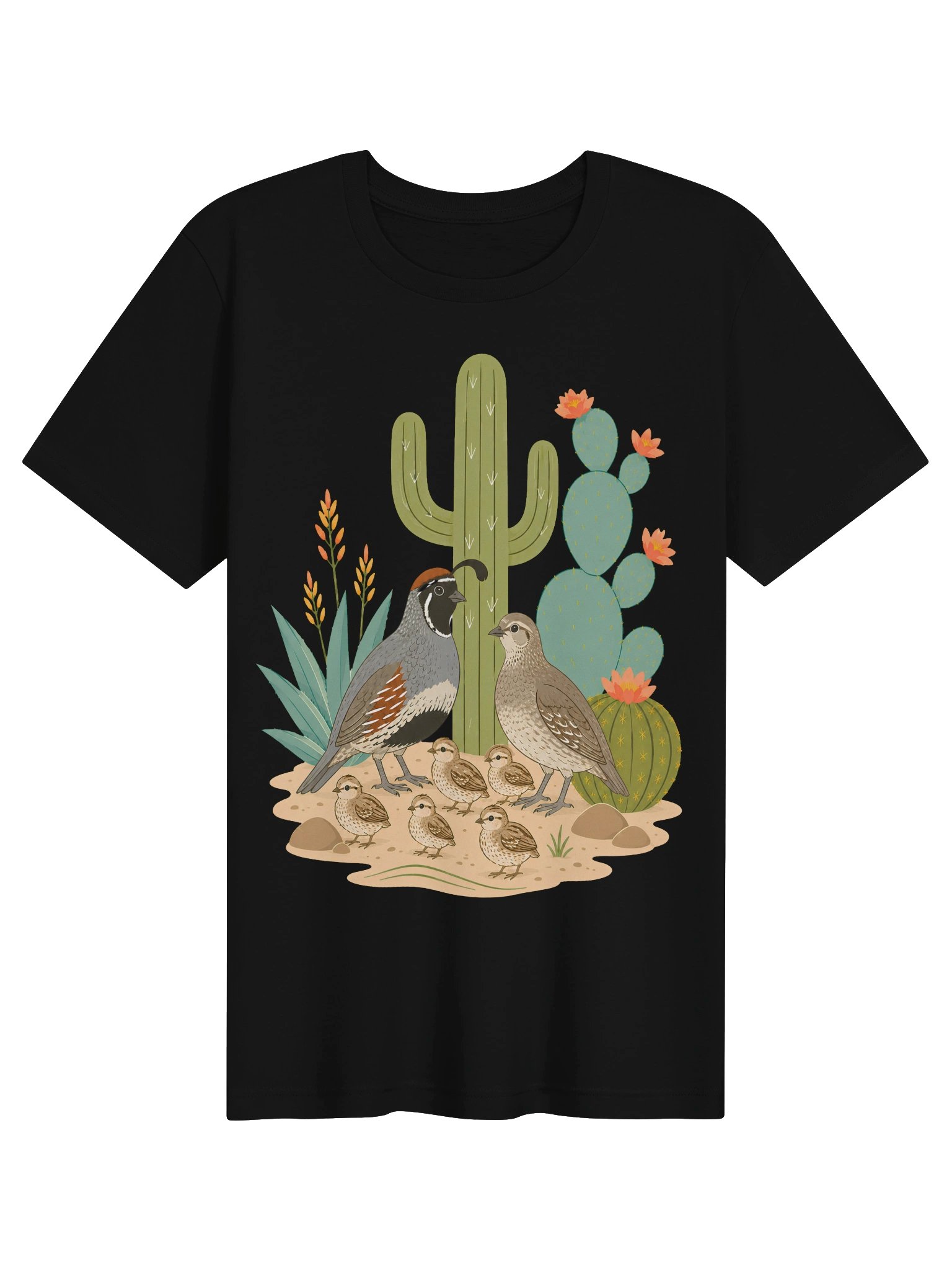 Desert Quail Family Tee product image (5)