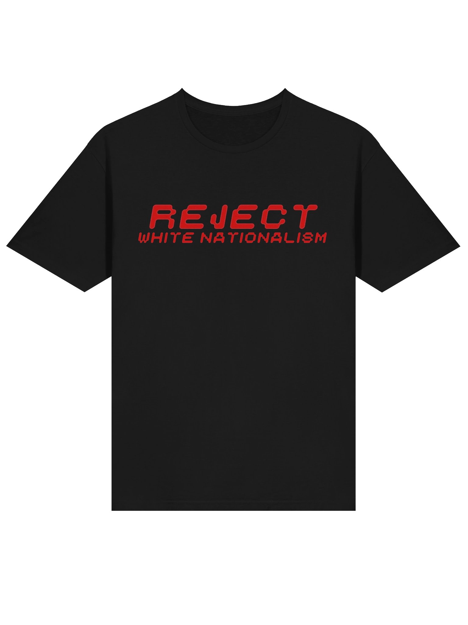 Reject White Nationalism + My Politics Kat Skull Softstyle tee product image (3)