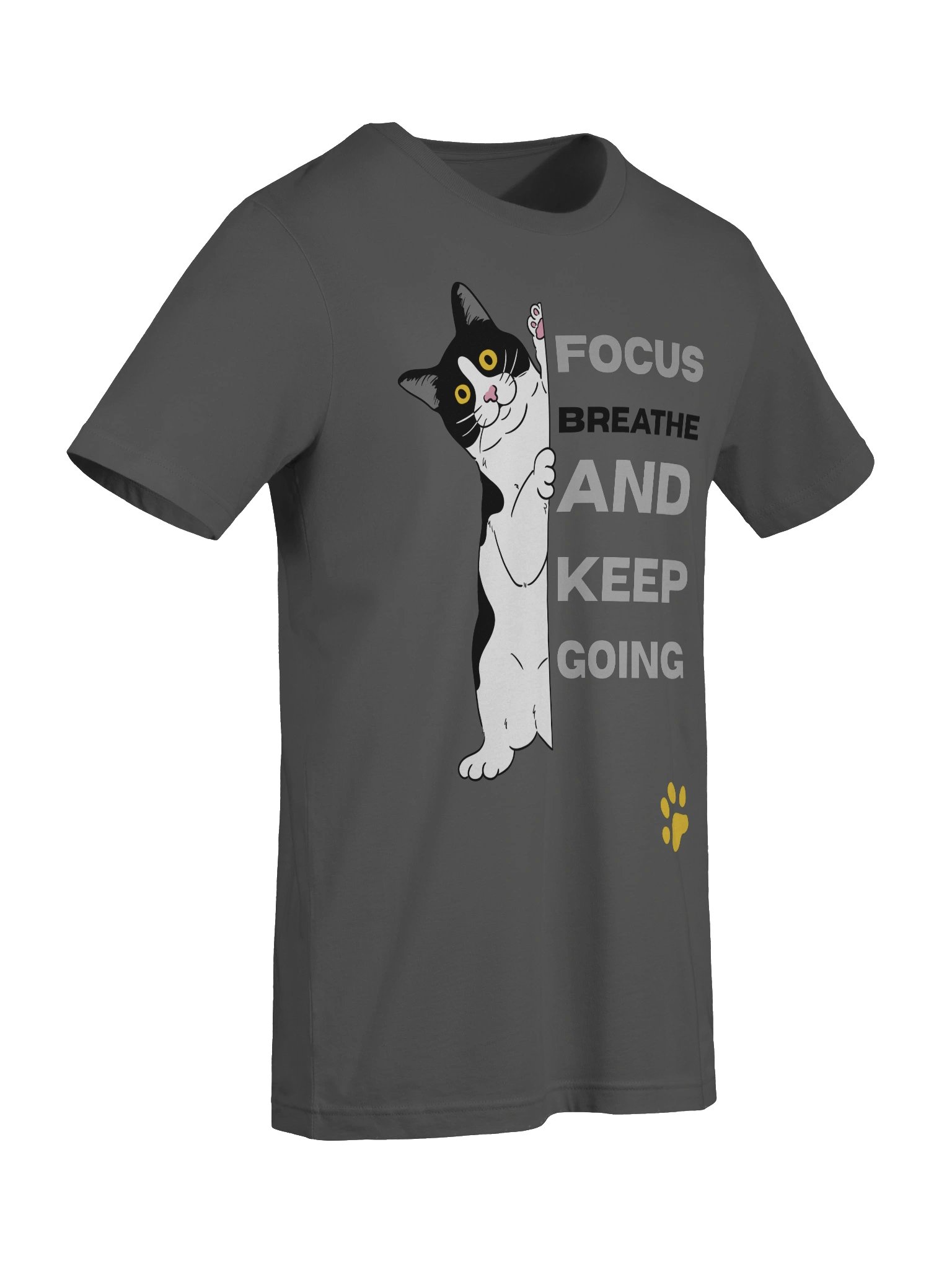 Focus and Keep Going Cat Tee product image (7)