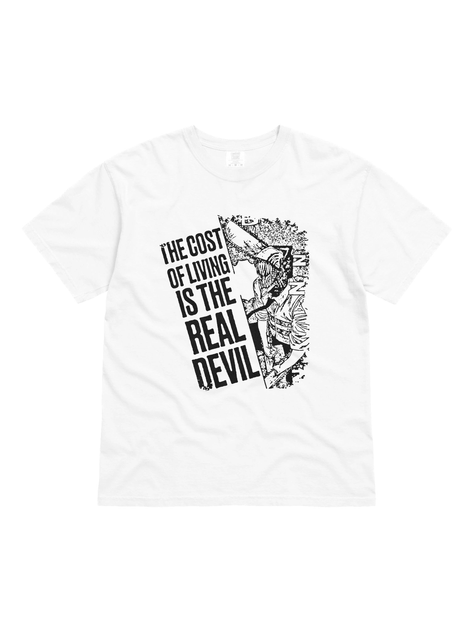 COST OF LIFE ! T-shirt. white vers. product image (1)