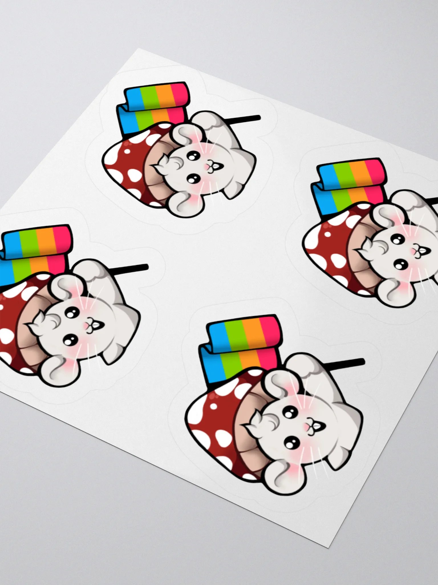 Panromantic Pride Flag Stickers product image (3)
