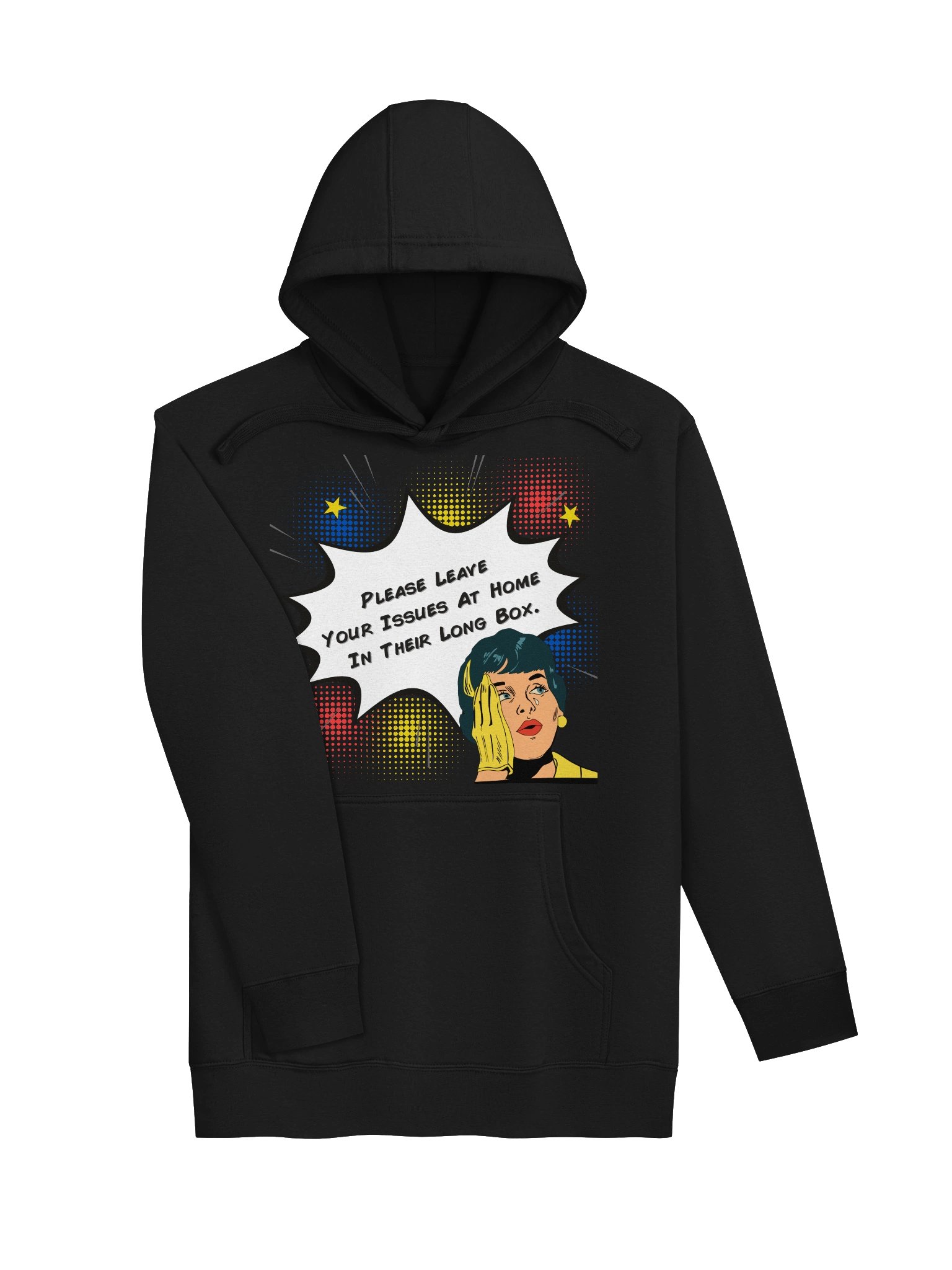 Please Leave Your Issues At Home In Their Long Box Hoodie product image (5)