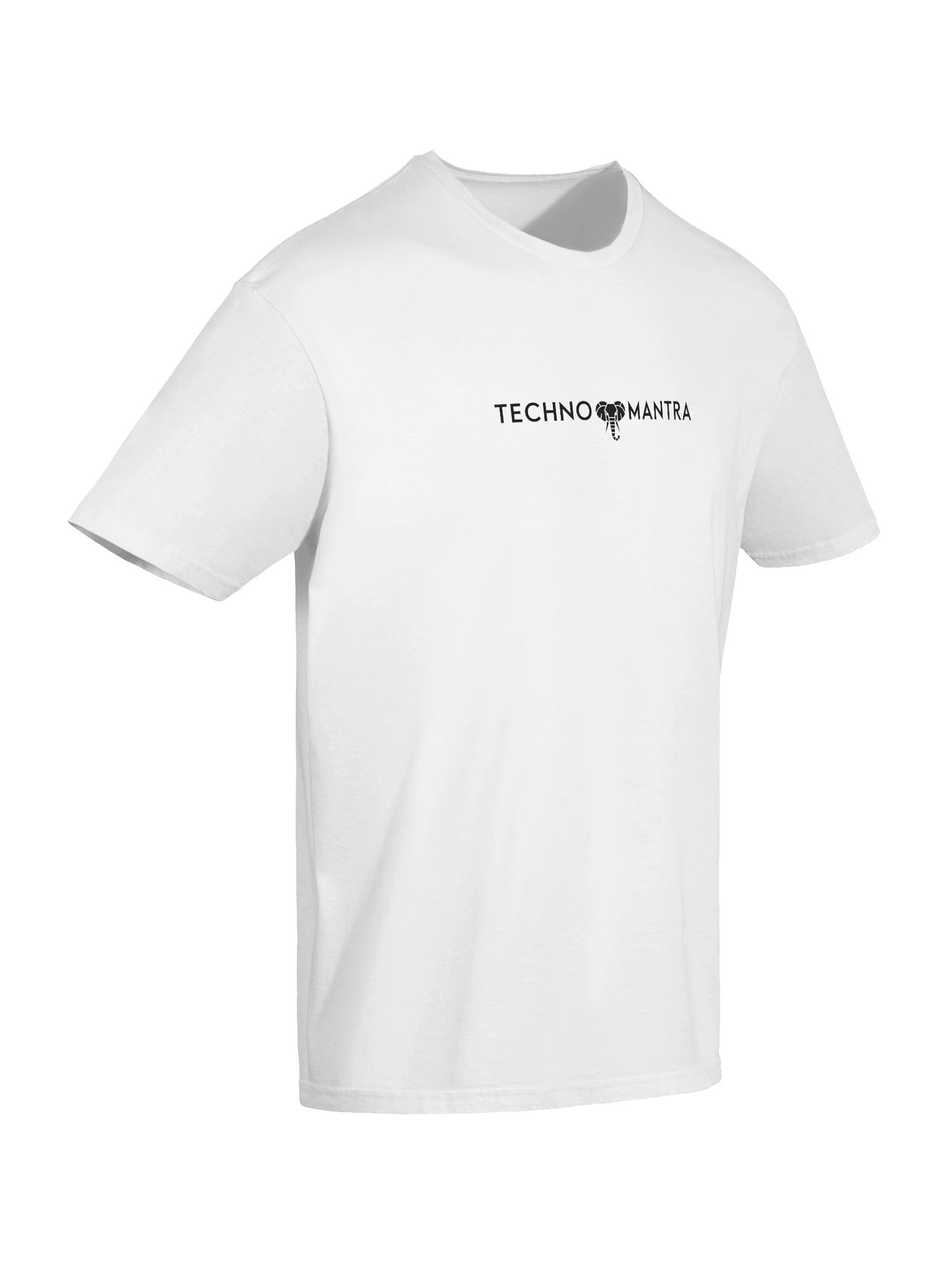 Techno Mantra Black Logo 1 Unisex T-shirt product image (10)
