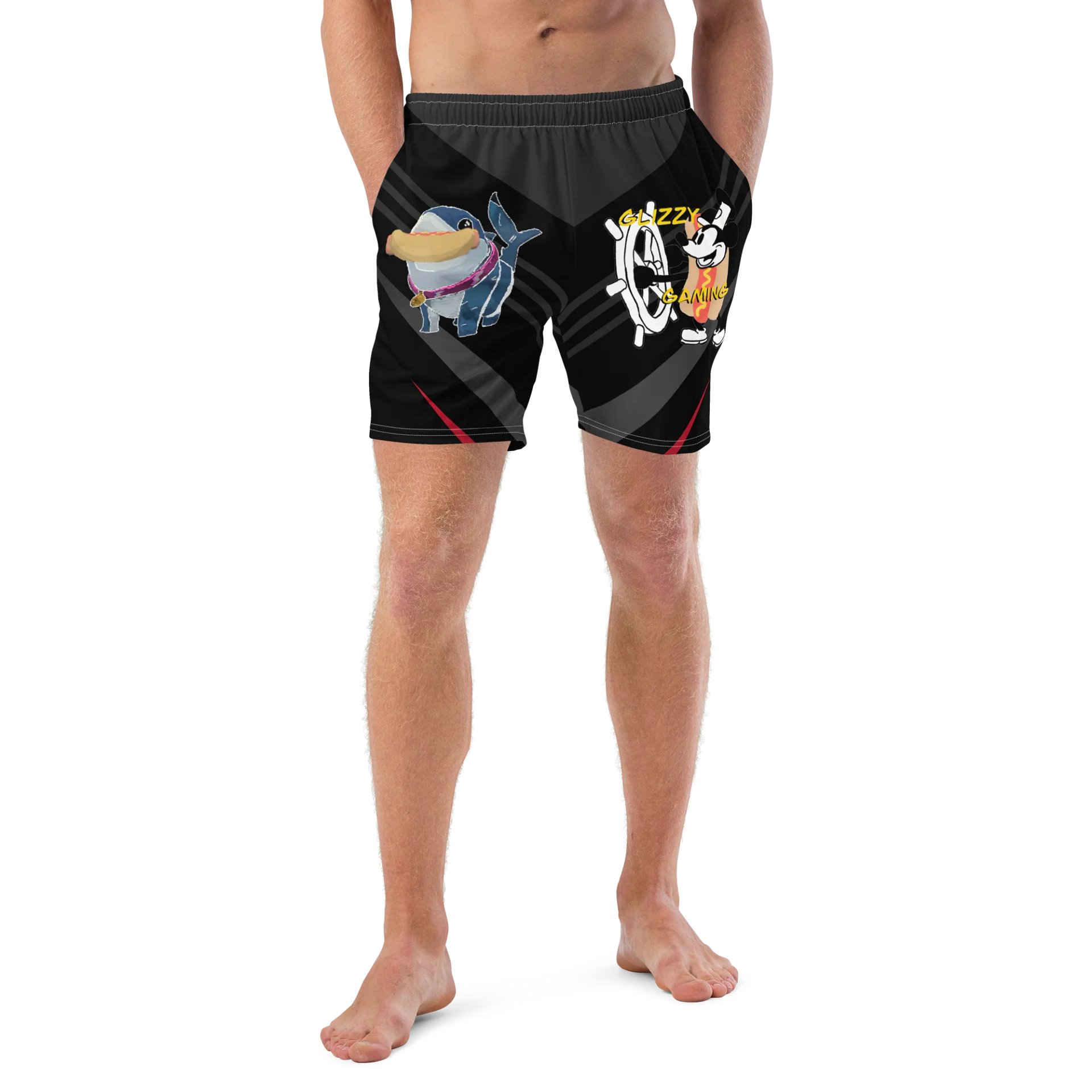 Captain Glizzy All-Over Swim Trunks product image (4)